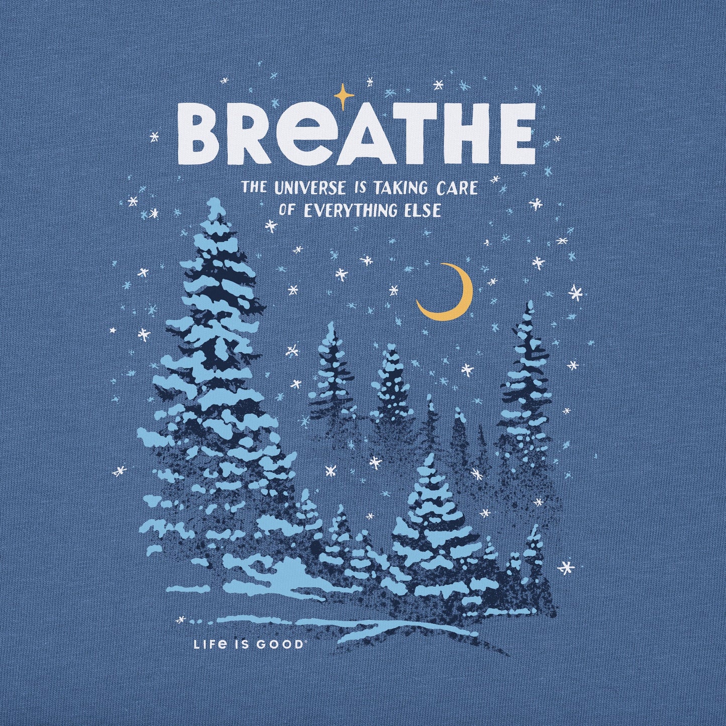 Men's Breathe Universe Winter Long Sleeve Crusher Tee