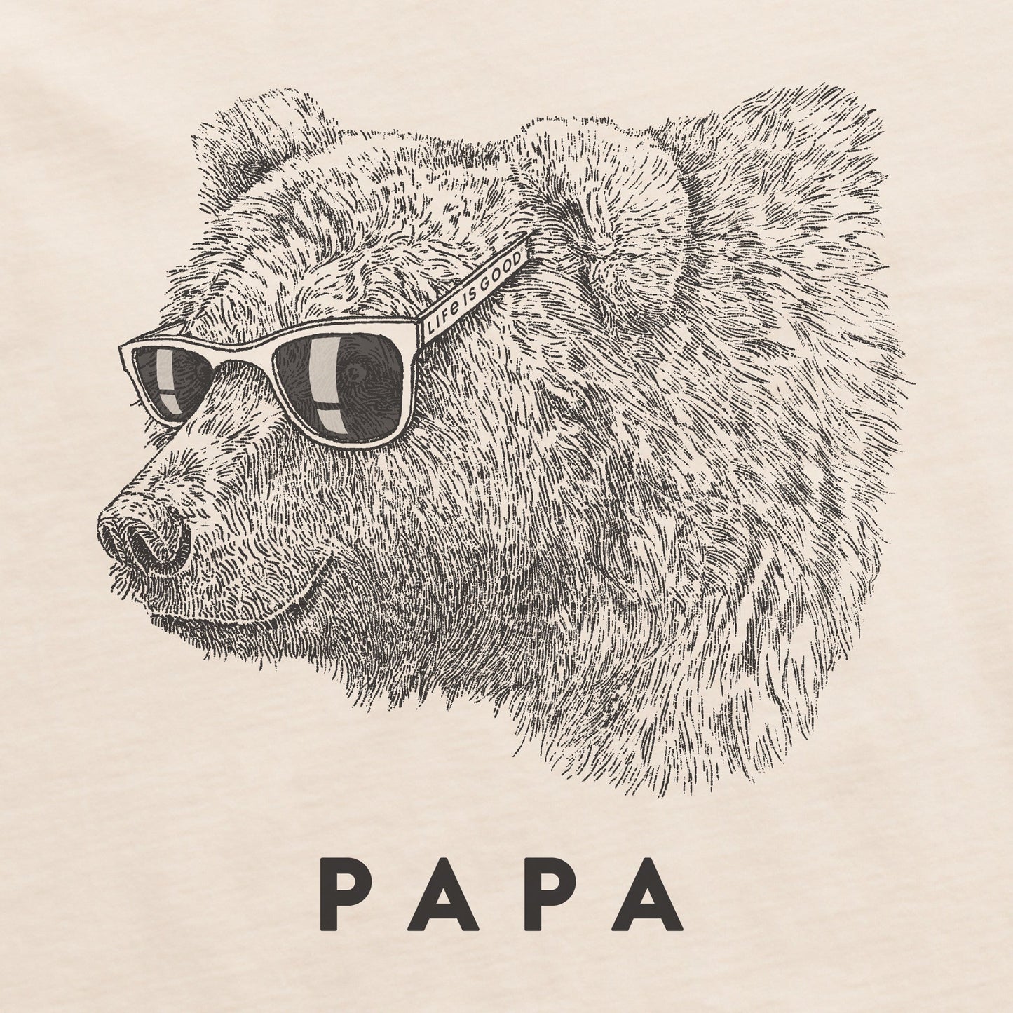 Men's Cool Papa Bear Short Sleeve Crusher Tee