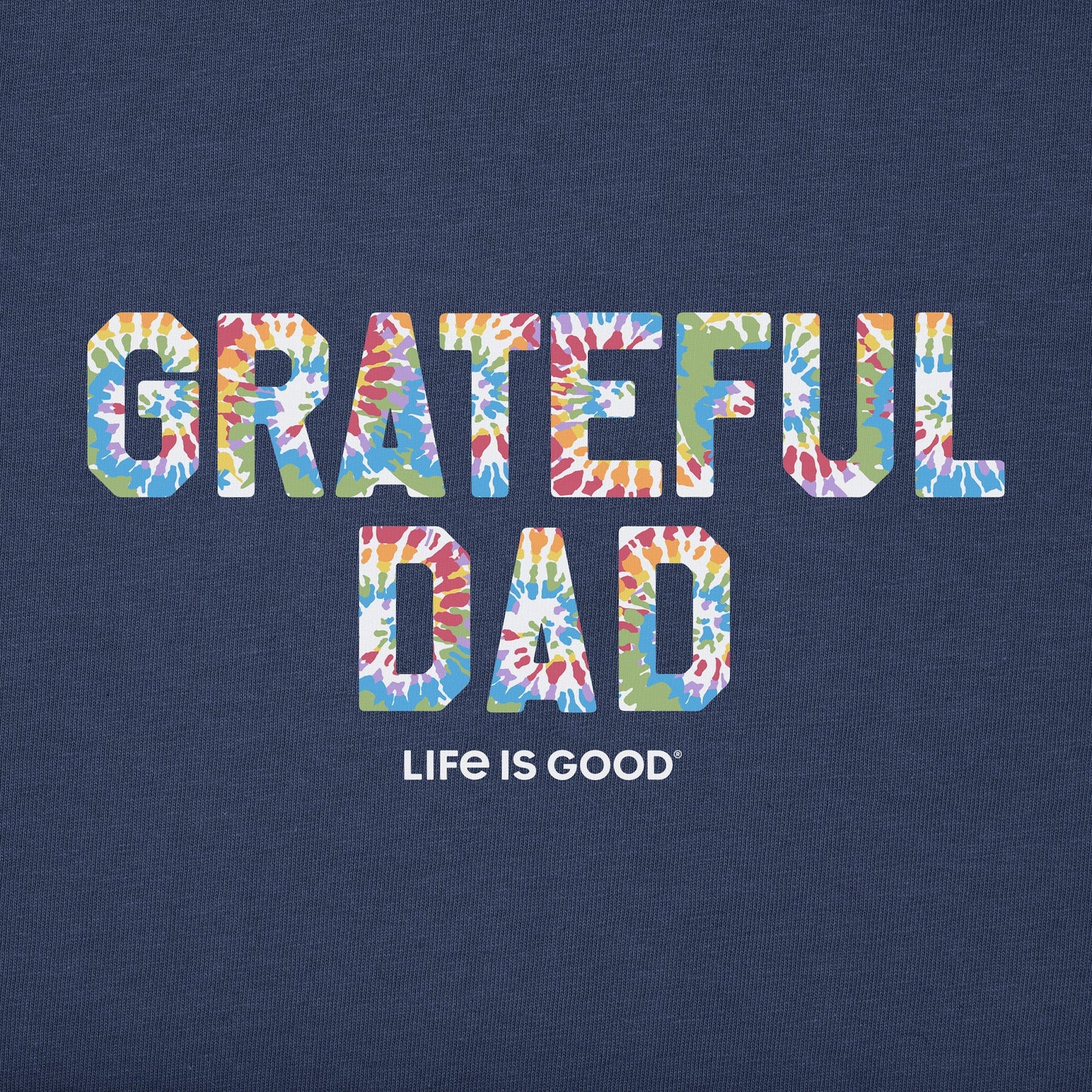 Men's Grateful Dad Tie Dye Short Sleeve Tee