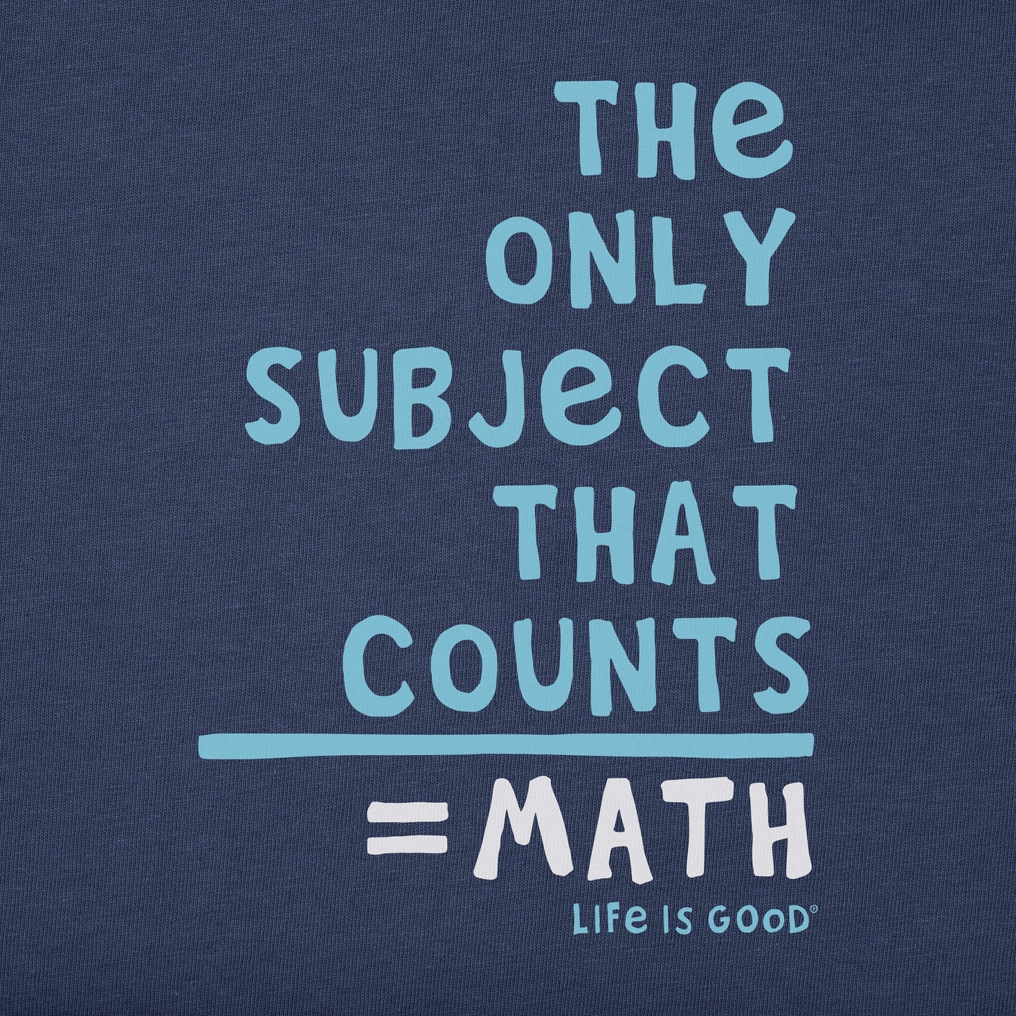 Kids The Only Subject That Counts Short Sleeve Crusher Tee