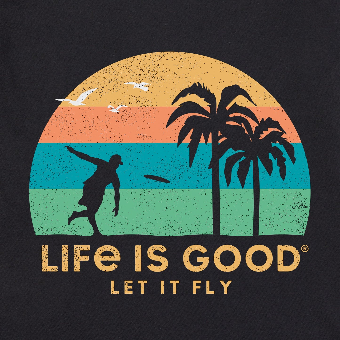 Men's Let It Fly Beach Vista Short Sleeve Crusher Tee