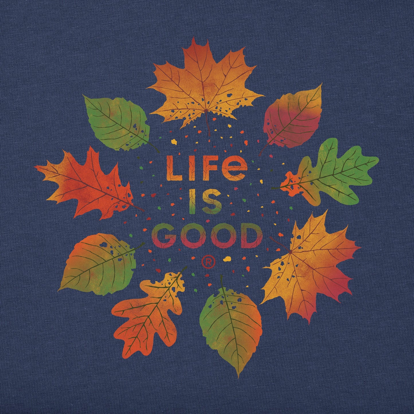 Men's Autumn Circle Long Sleeve Crusher Tee