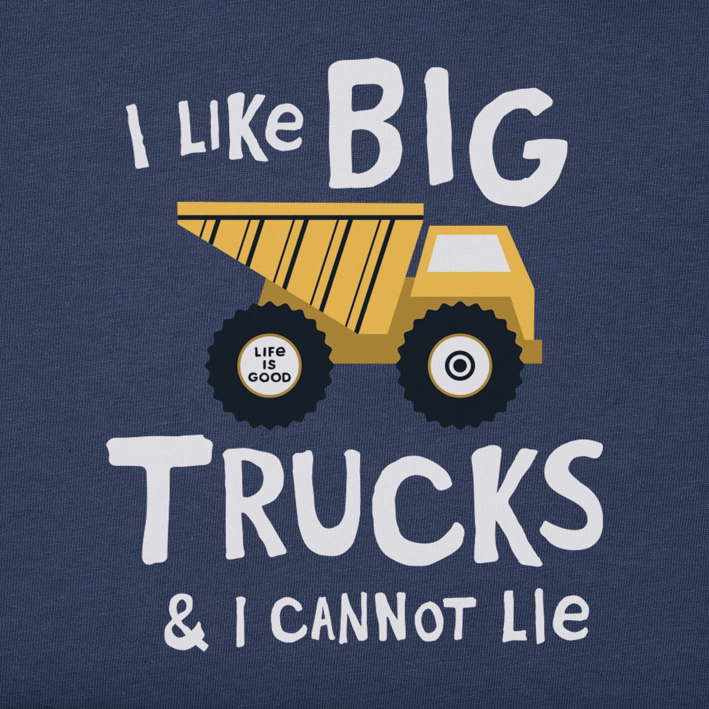 Kids I Like Big Trucks Short Sleeve Crusher Tee