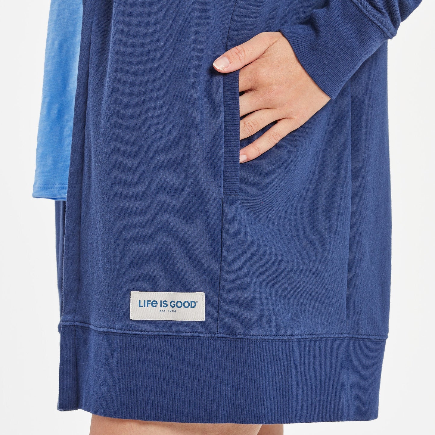 Women's Keep It Simple Wordmark Beyond Hip French Terry Tunic