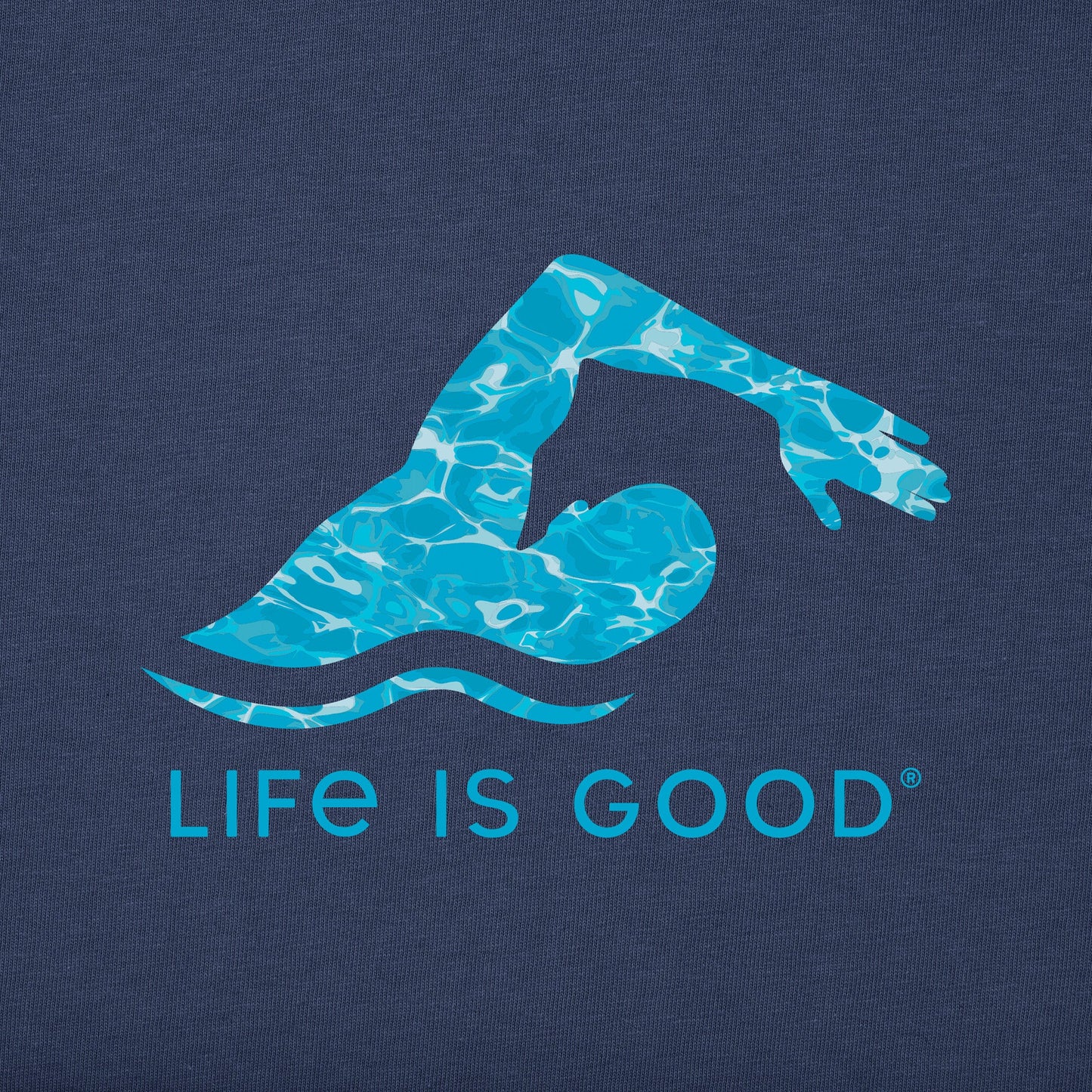 Men's Iridescent Swimmer Crusher-LITE Tee