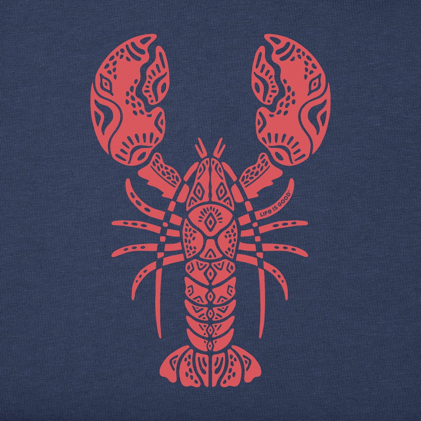 Men's Tribal Lobster Short Sleeve Tee