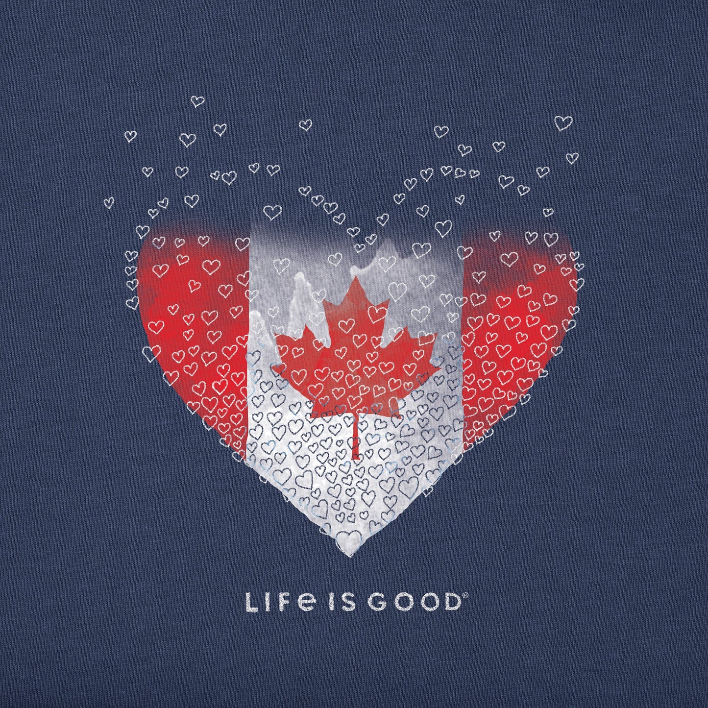 Women's Canada Heart of Hearts Short Sleeve Tee