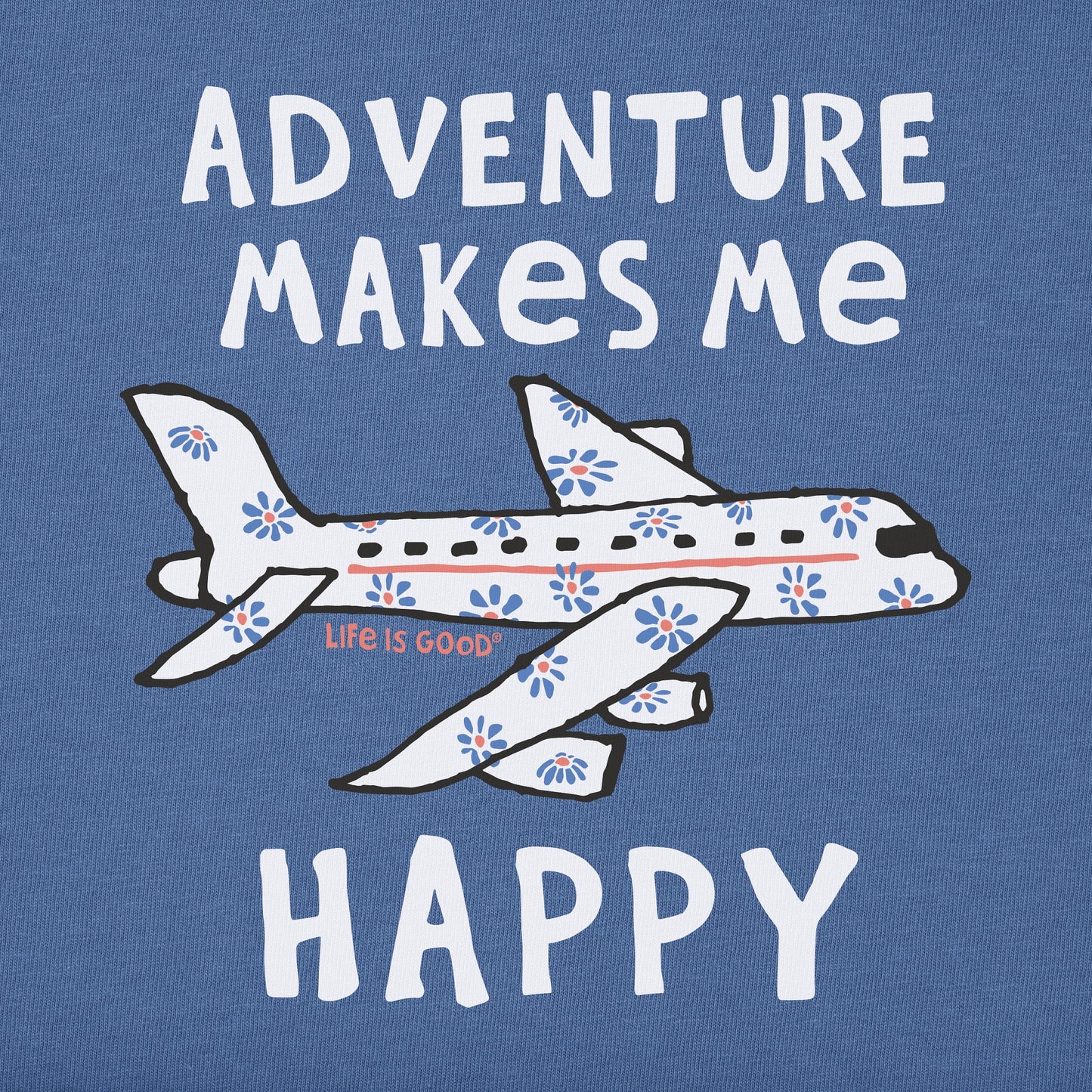 Women's Adventure Makes Me Happy Short Sleeve Tee