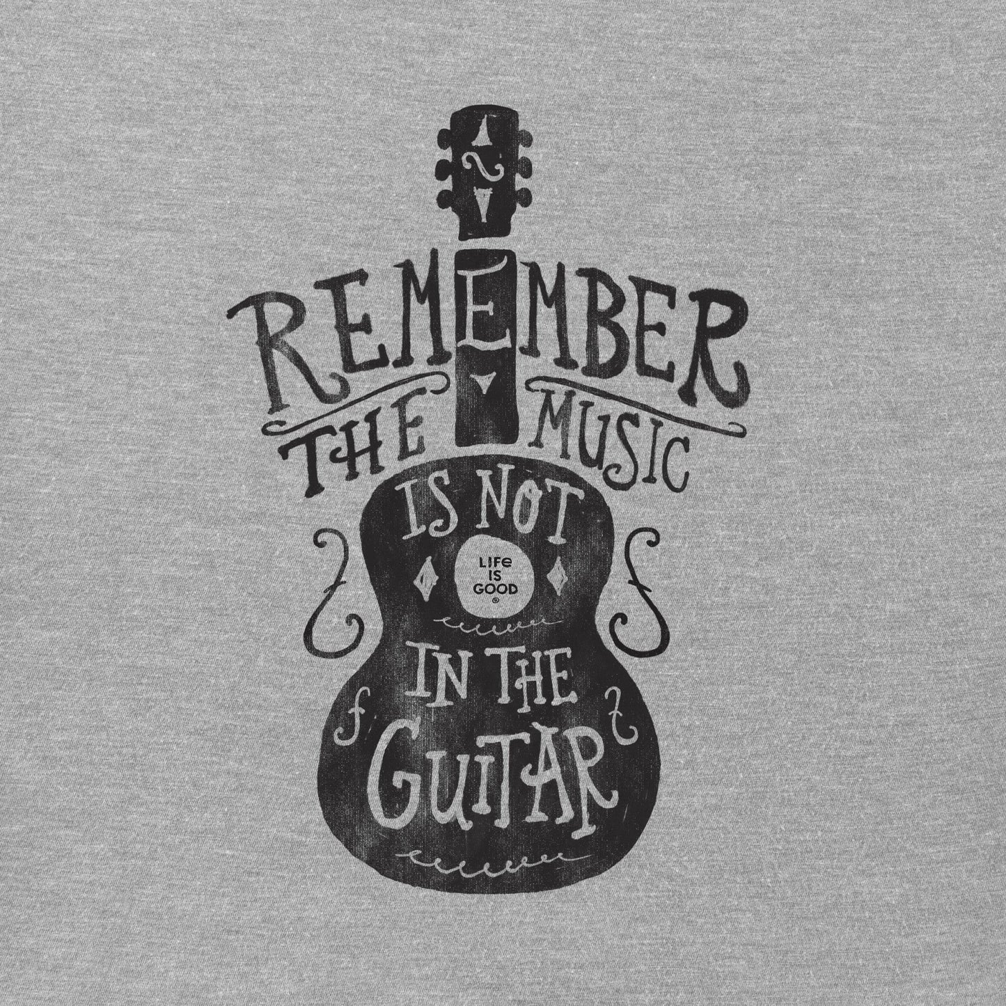 Men's Music is Not In the Guitar Short Sleeve Tee