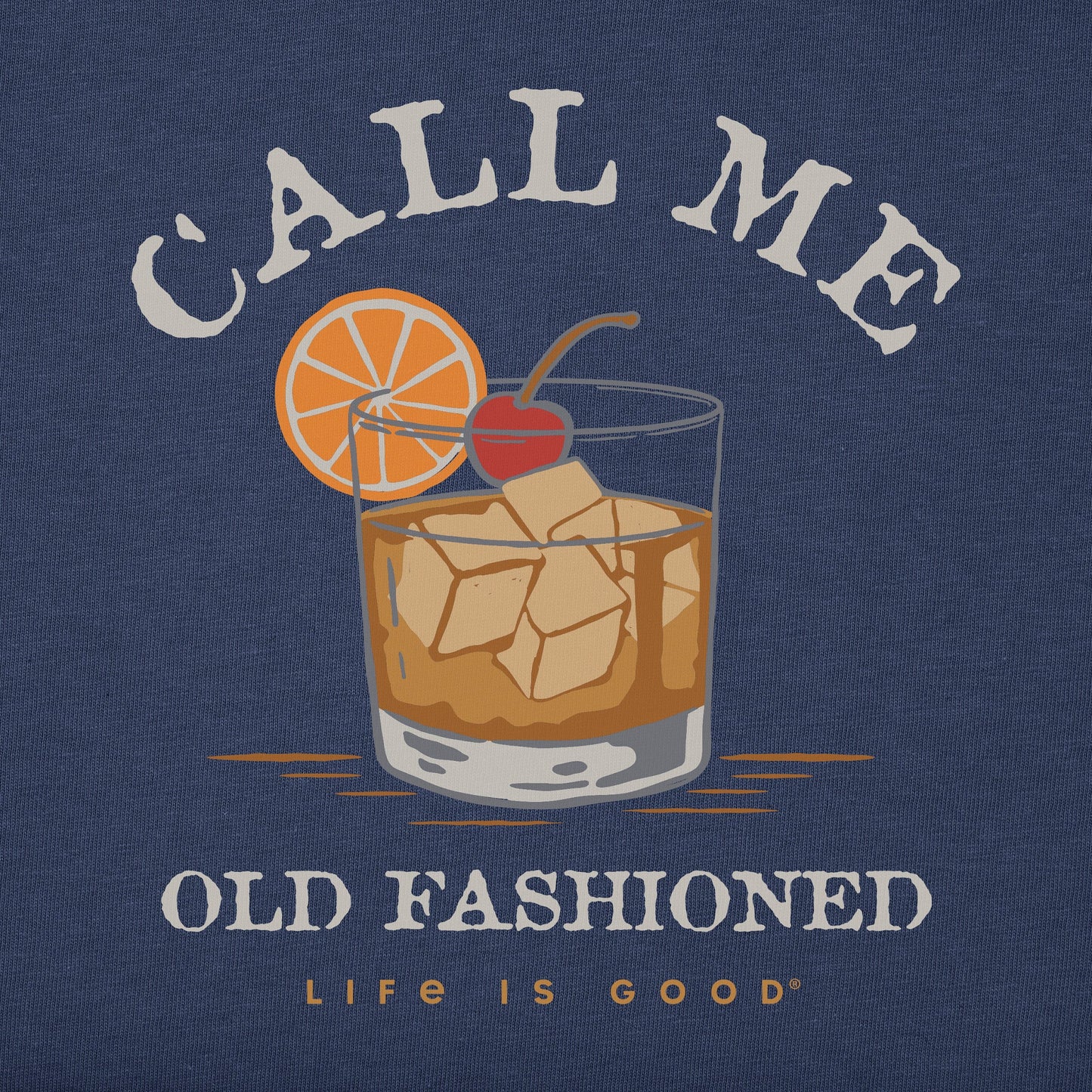 Men's Call Me Old Fashioned Long Sleeve Crusher Tee