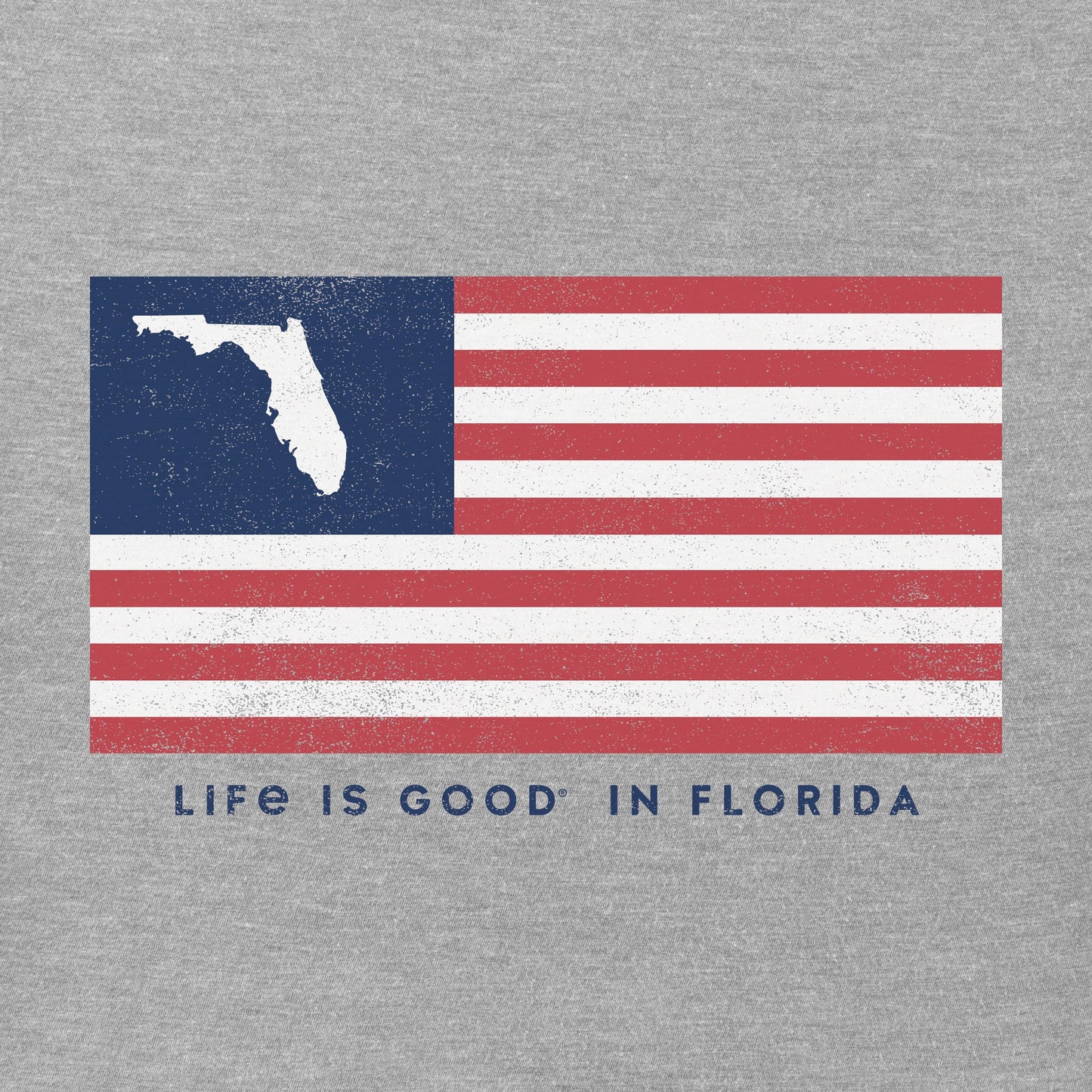 Men's Life is Good in FL Short Sleeve Crusher Tee