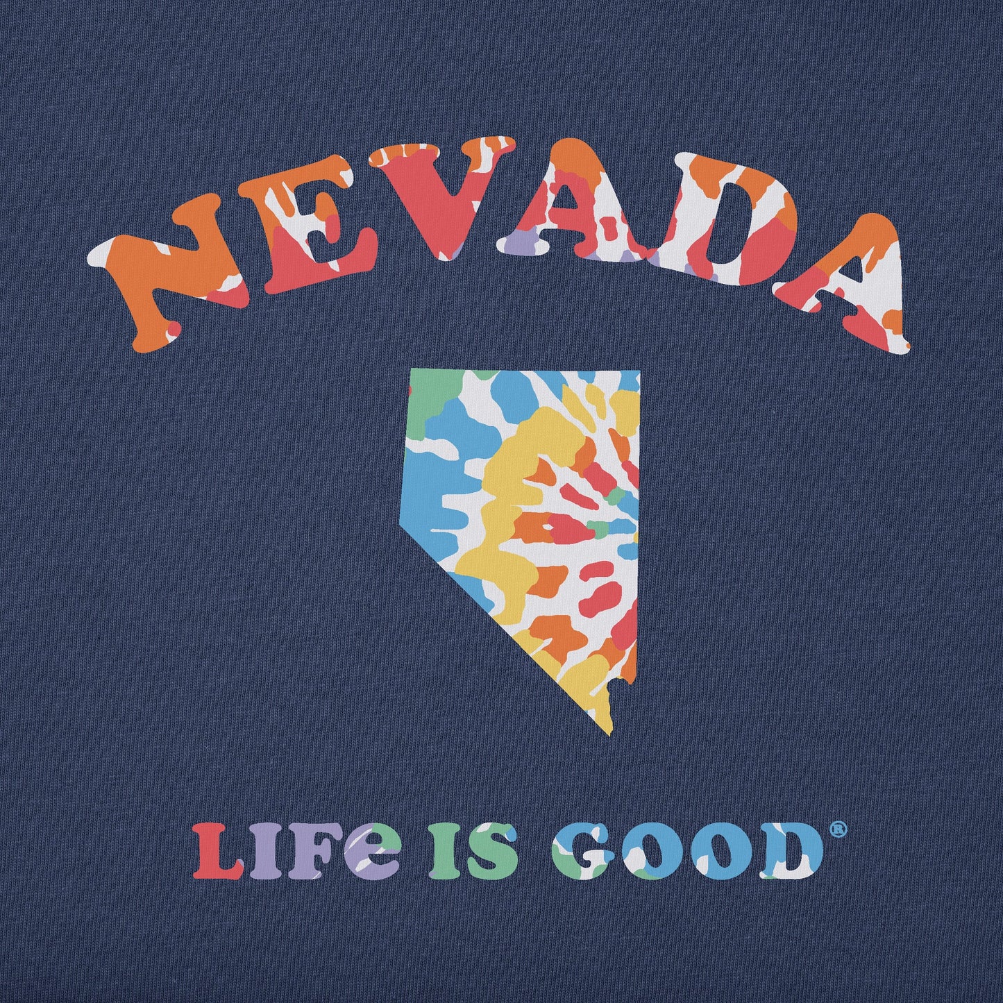 Men's Tie Dye Nevada Short Sleeve Crusher Tee