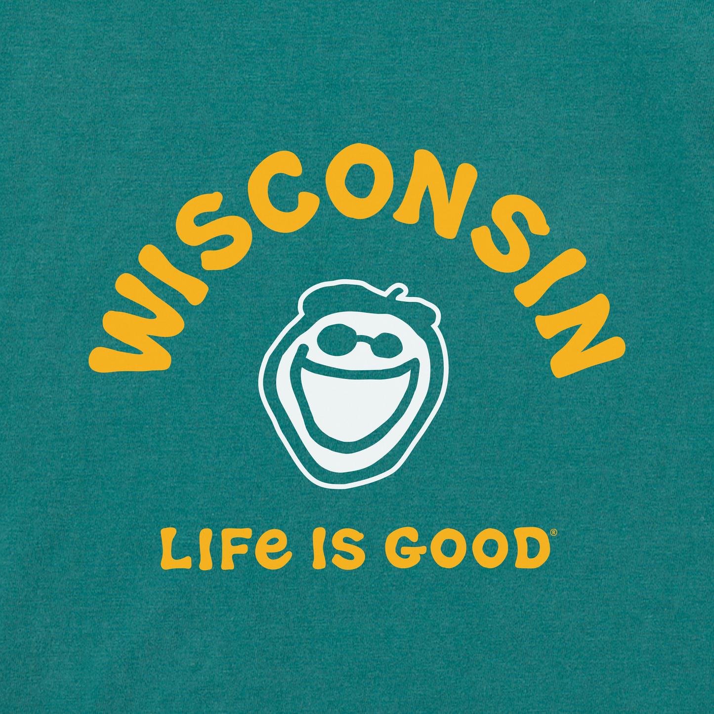 Men's Jake Wisconsin Short Sleeve Crusher Tee