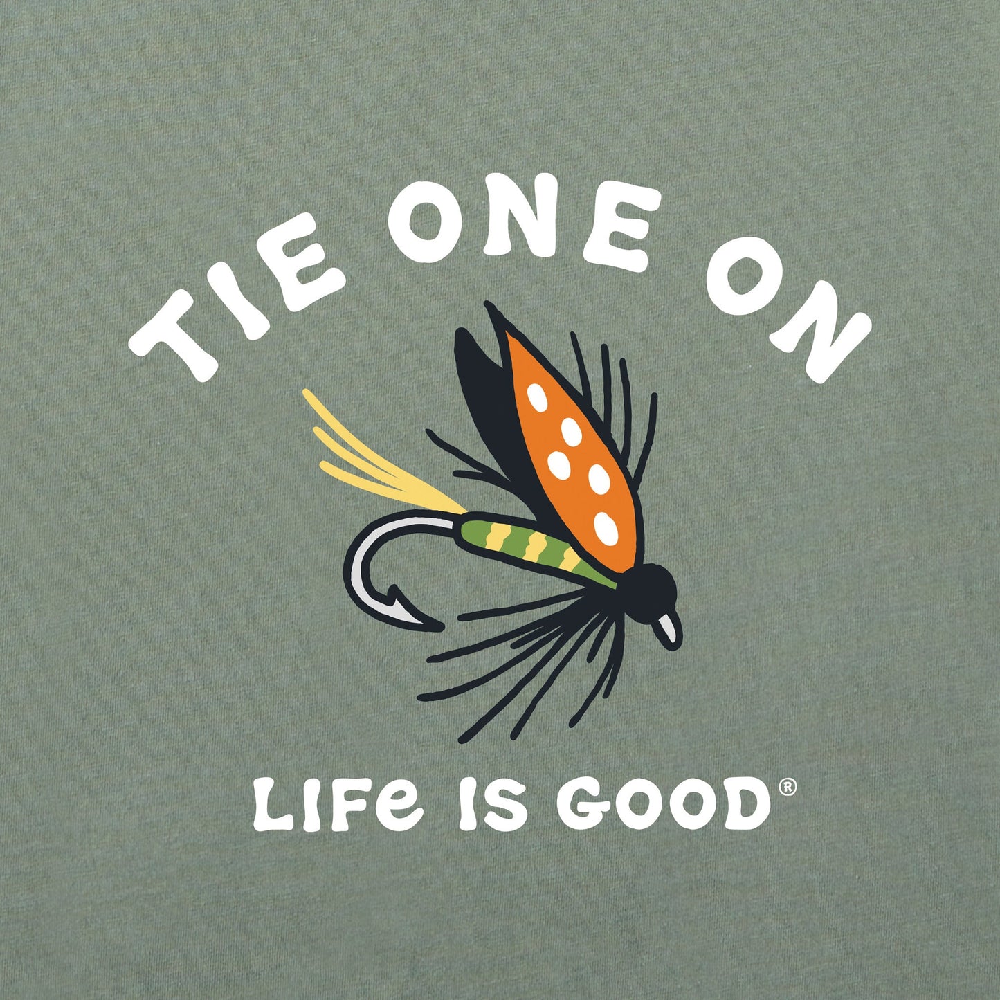 Men's Tie One On Short Sleeve Crusher Tee