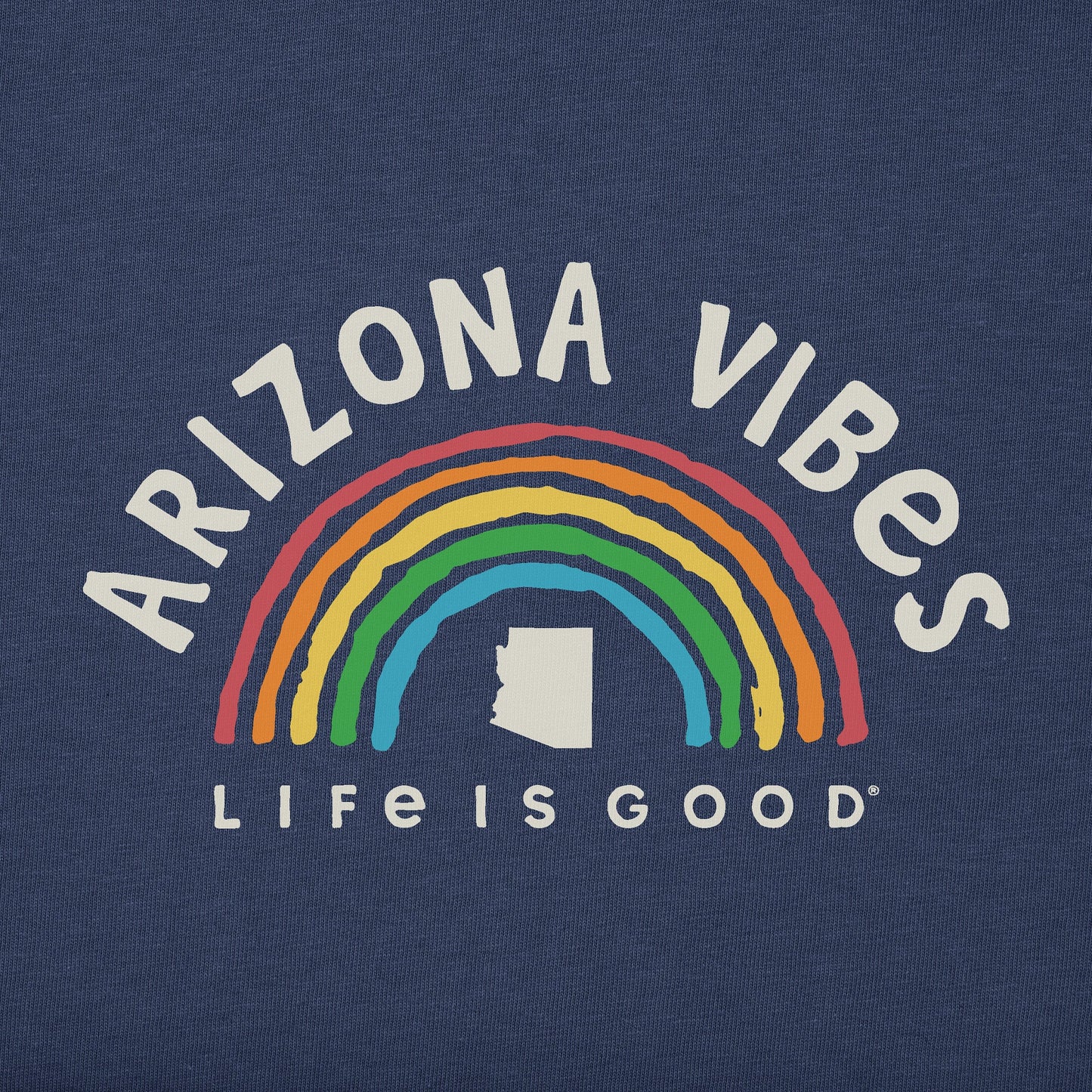 Men's Arizona Rainbow Vibes Short Sleeve Crusher Tee