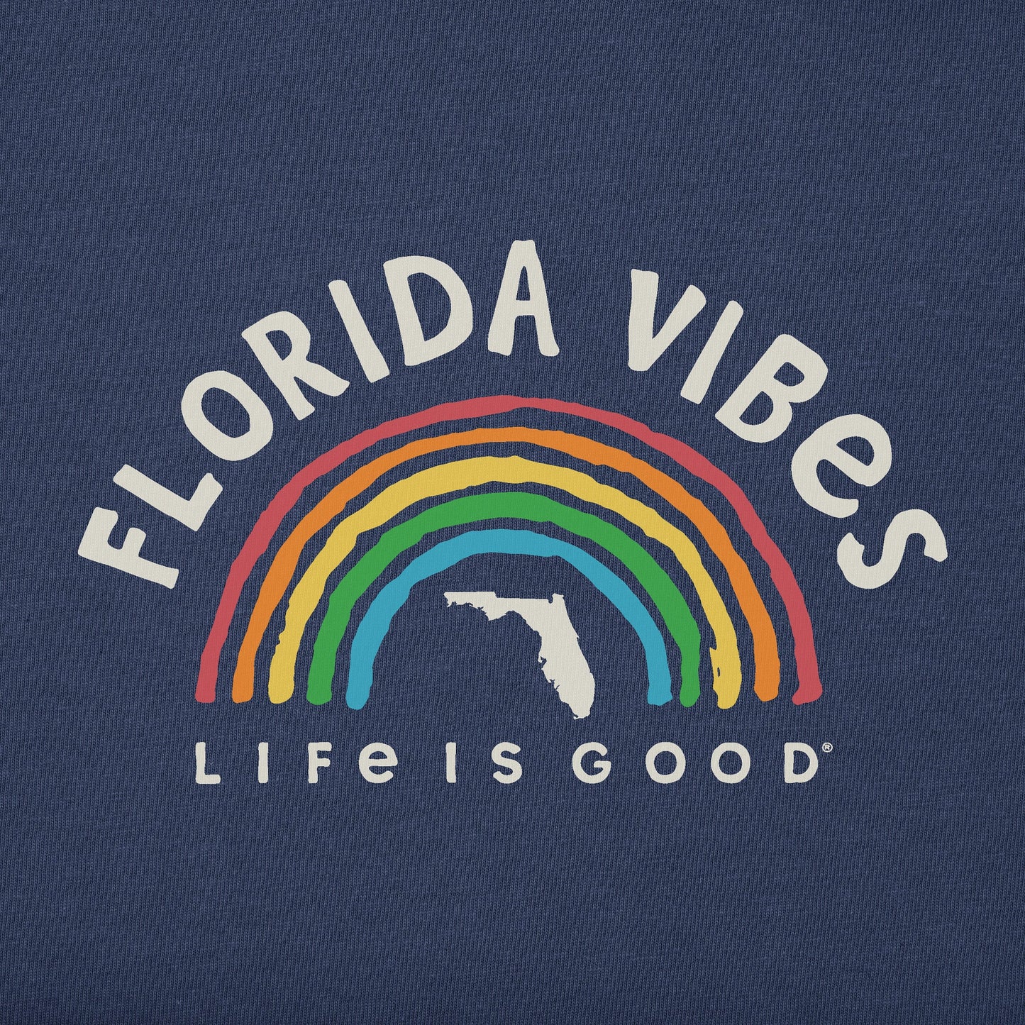 Men's Florida Rainbow Vibes Short Sleeve Crusher Tee
