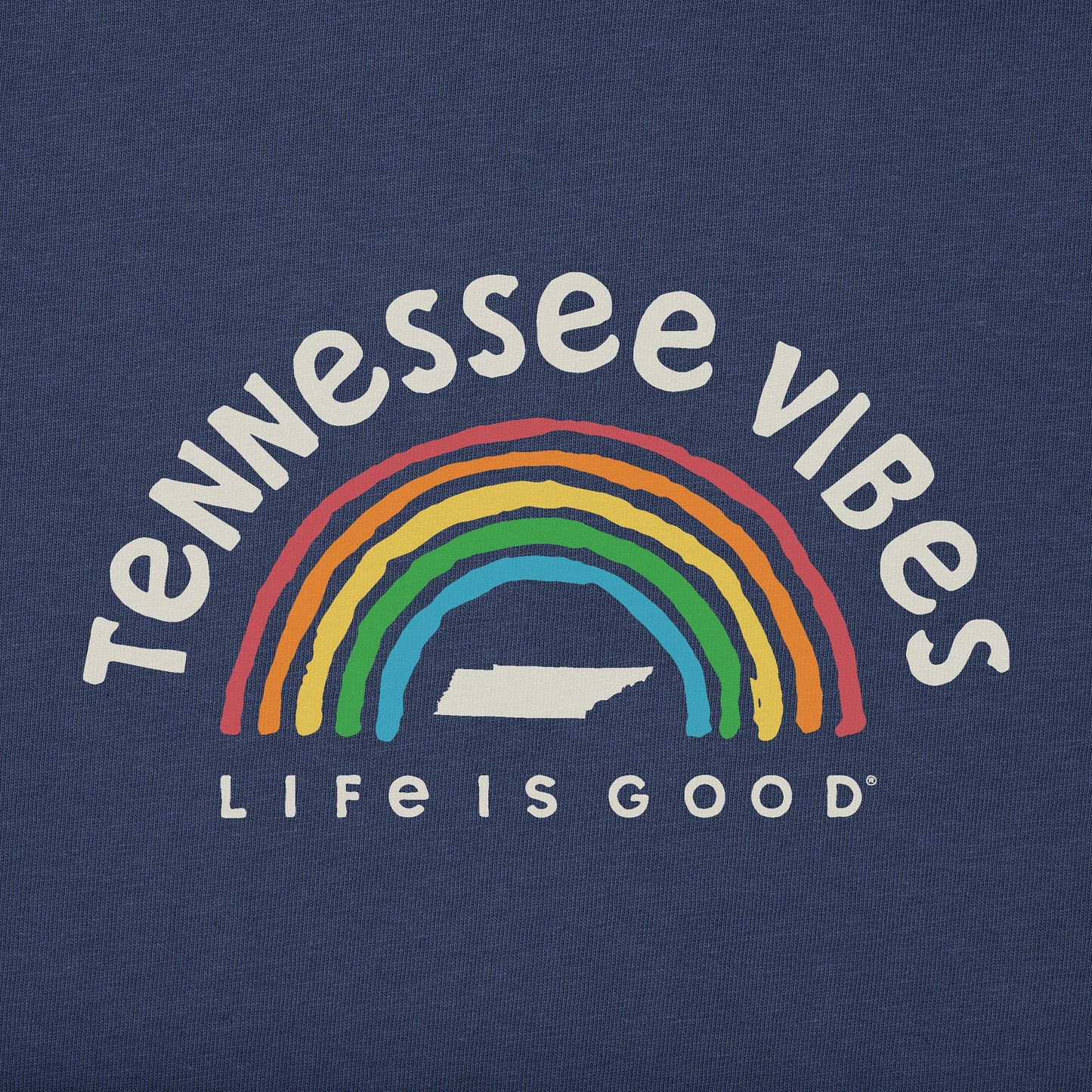 Men's Tennessee Rainbow Vibes Short Sleeve Crusher Tee