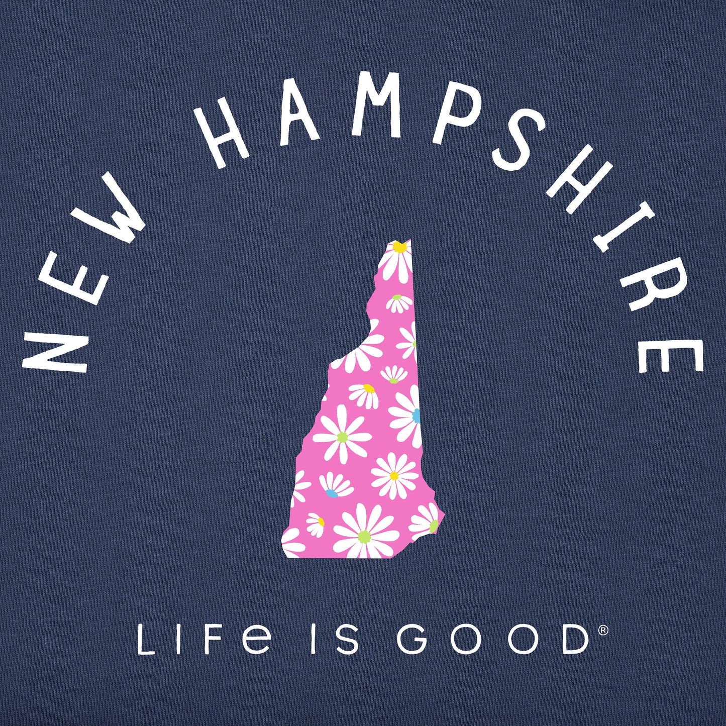 Women's New Hampshire Daisies Short Sleeve Crusher Tee