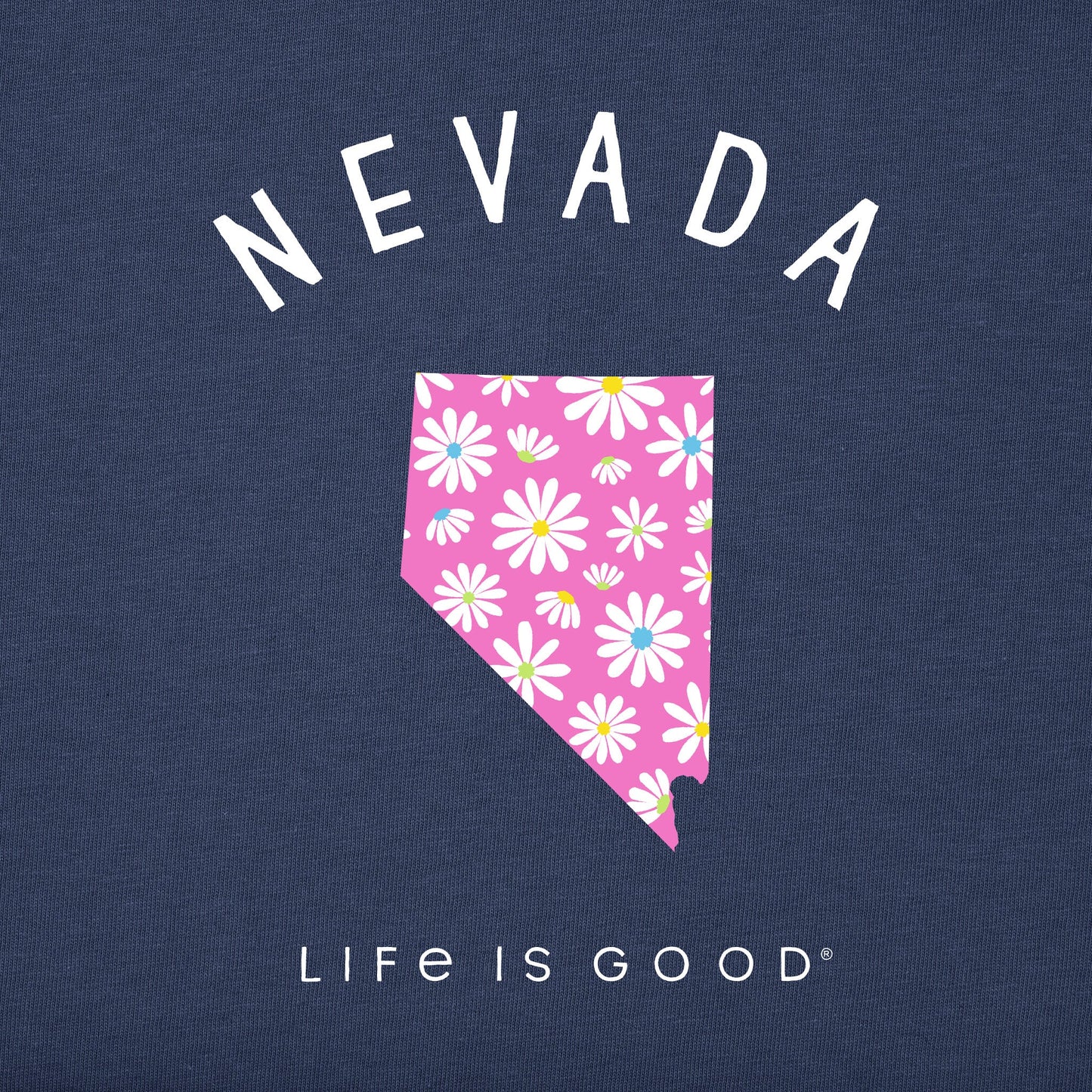 Women's Nevada Daisies Short Sleeve Crusher Tee