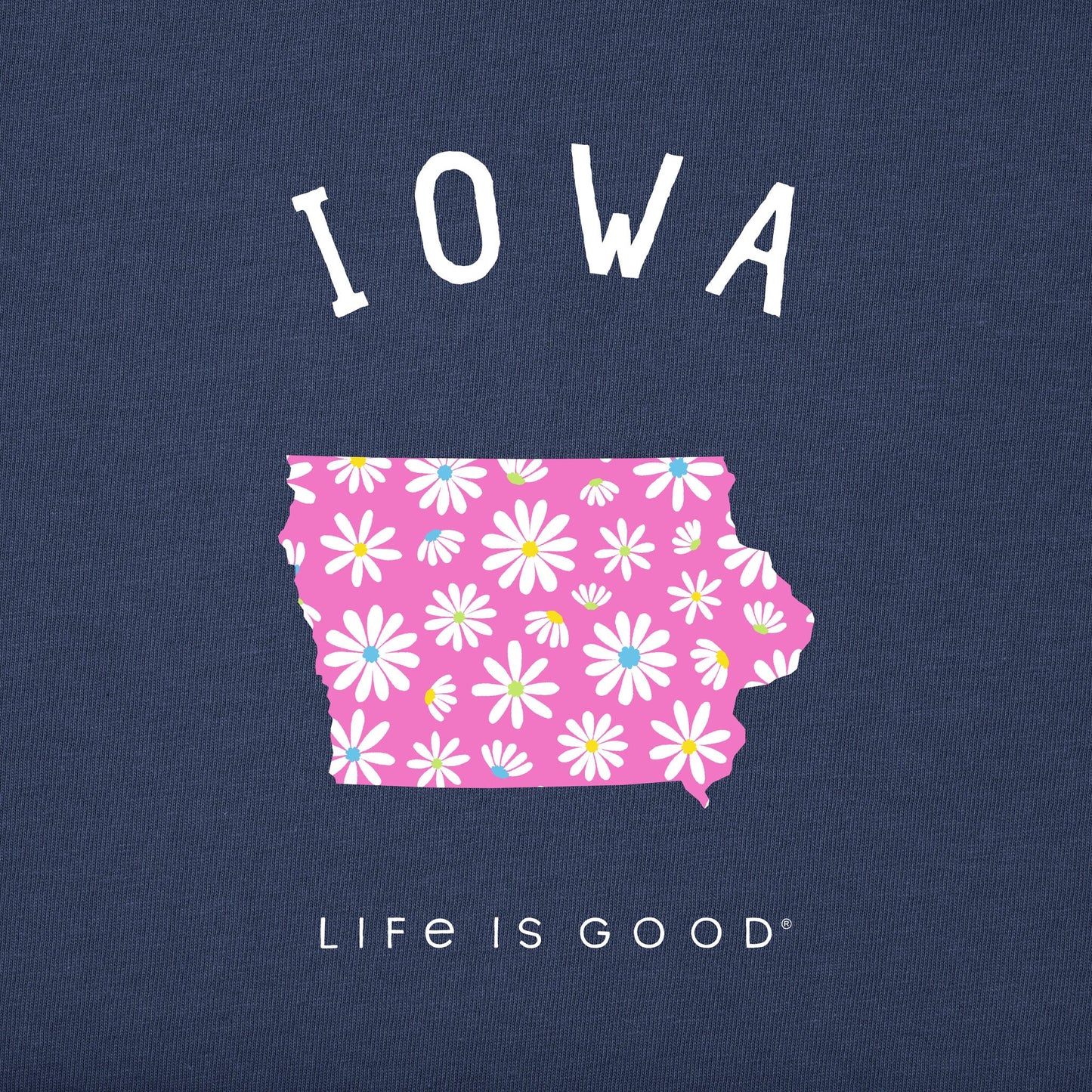 Women's Daisies Iowa Short Sleeve Crusher Tee
