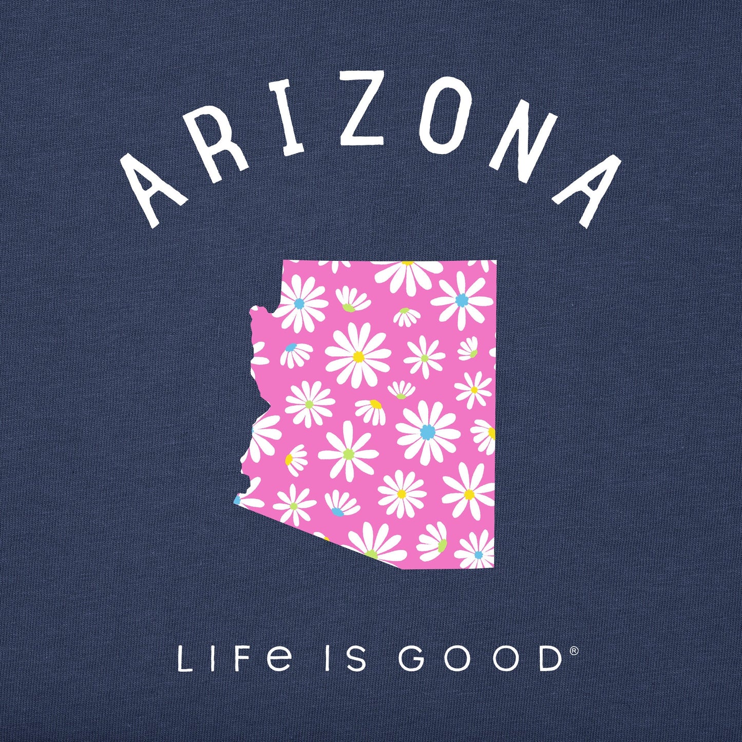 Women's Arizona Daisies Short Sleeve Crusher Tee