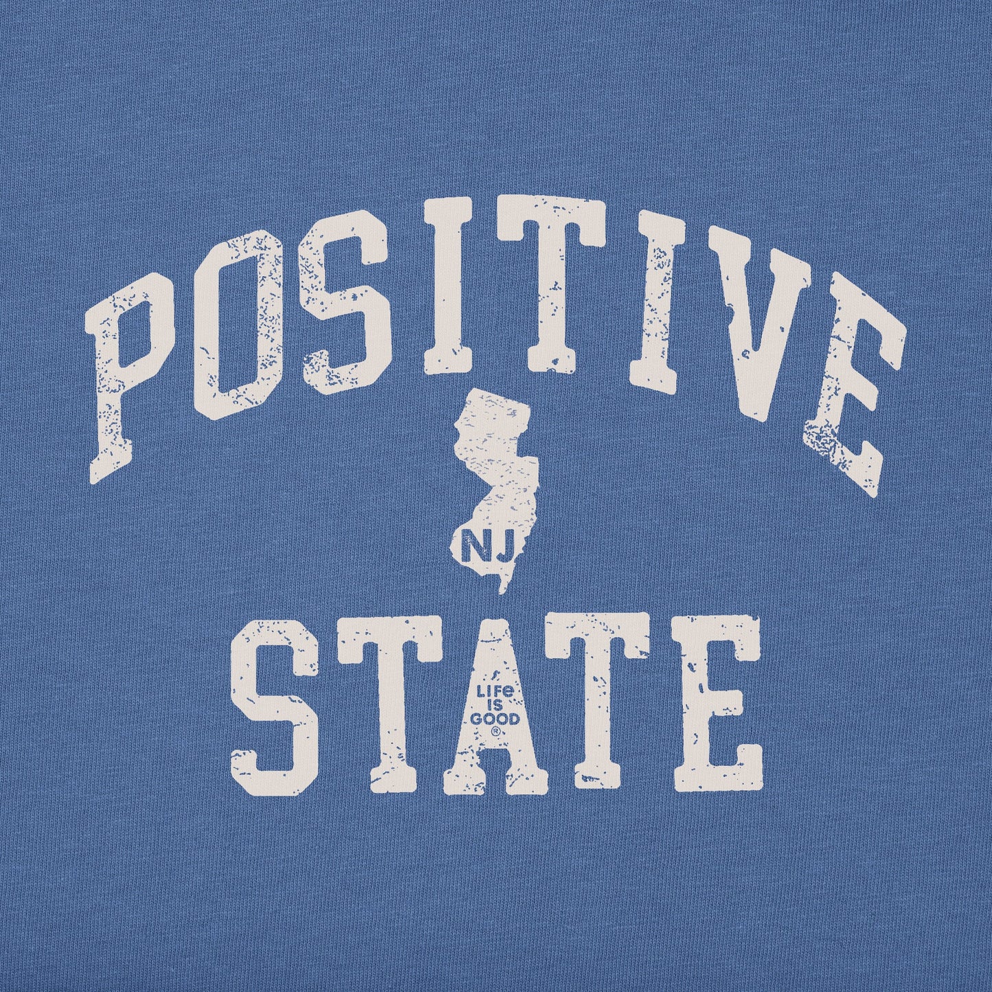 Women's Positive State New Jersey Short Sleeve Crusher Tee