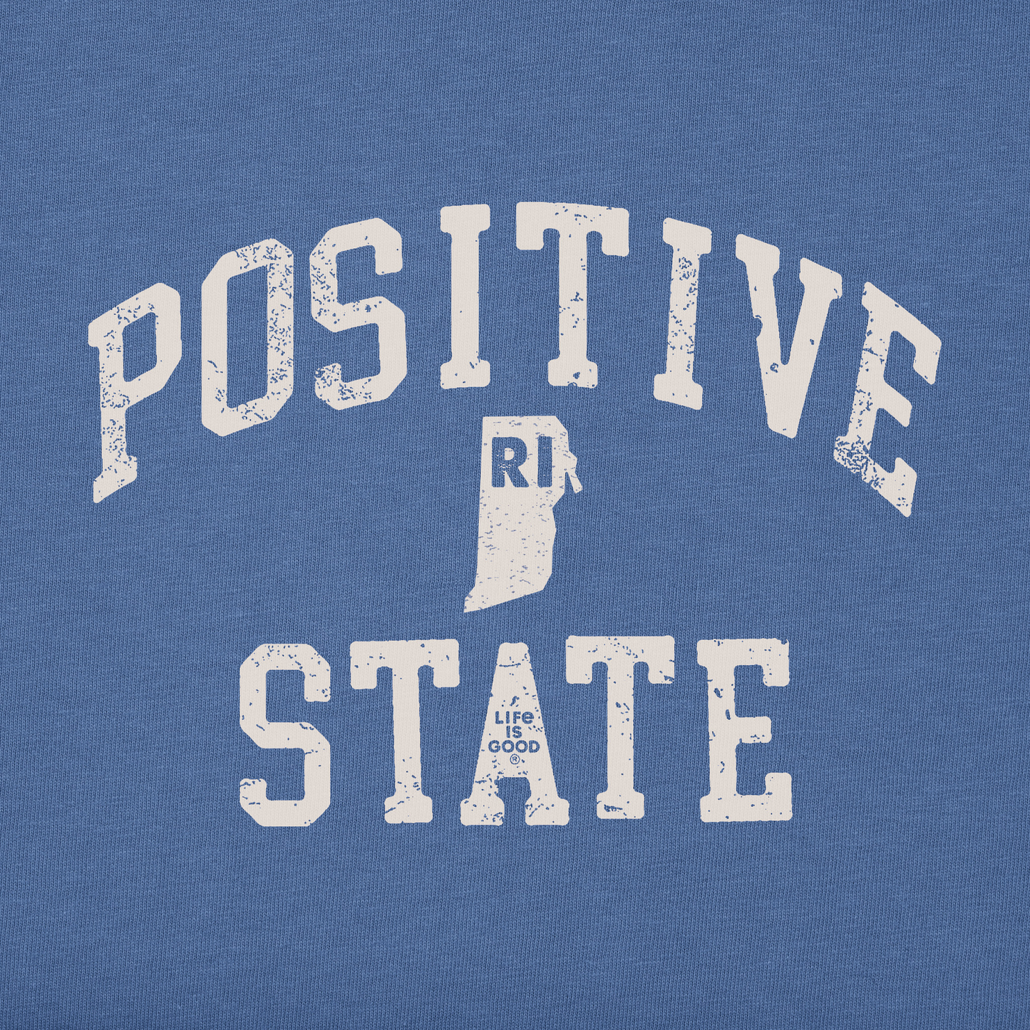 Men's Positive State Rhode Island Short Sleeve Crusher Tee