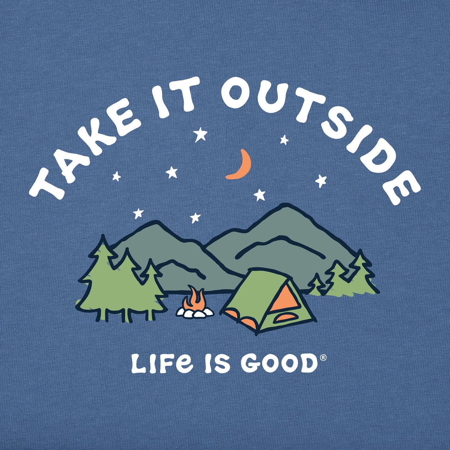 Women's Take it Outside Camping Short Sleeve Crusher Tee
