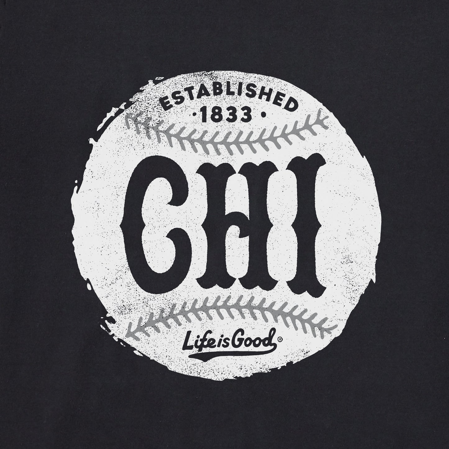 Women's Chicago Baseball Short Sleeve Crusher Tee