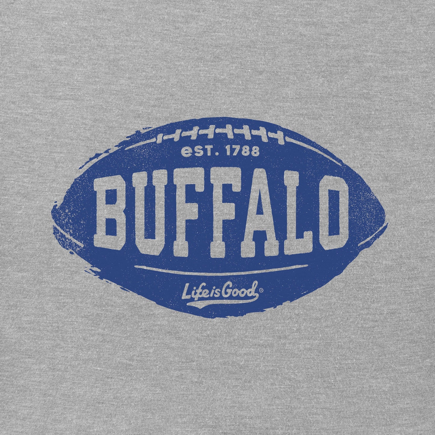 Men's Buffalo Football Short Sleeve Crusher Tee