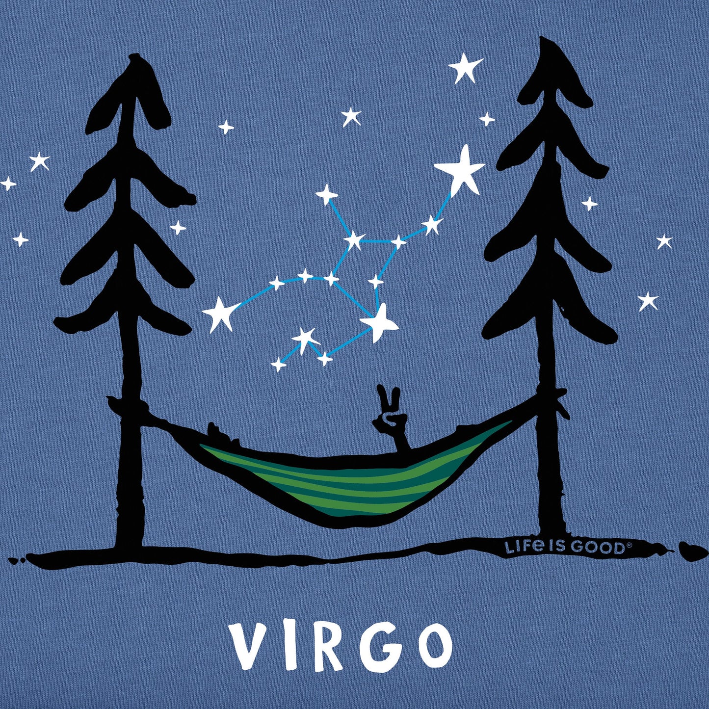 Men's Zodiac Hammock Virgo Short Sleeve Crusher Tee