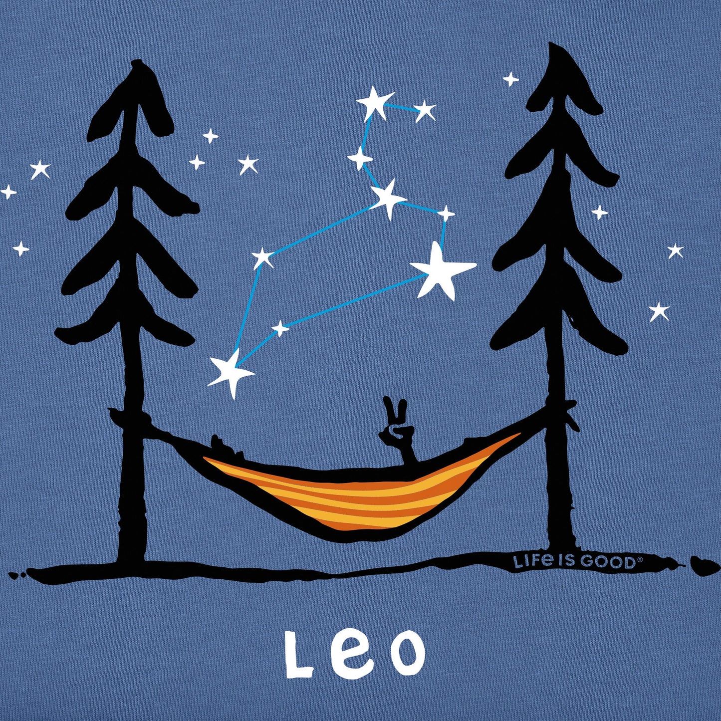 Men's Zodiac Hammock Leo Short Sleeve Crusher Tee