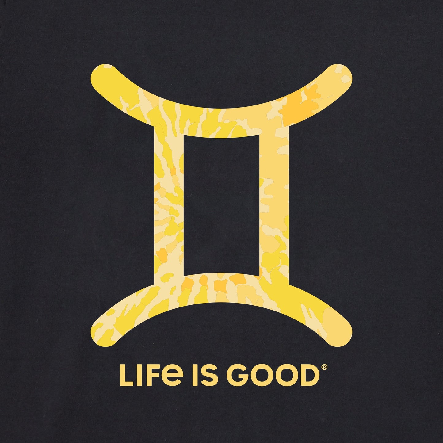 Men's Gemini Sign Tie Dye Short Sleeve Crusher Tee