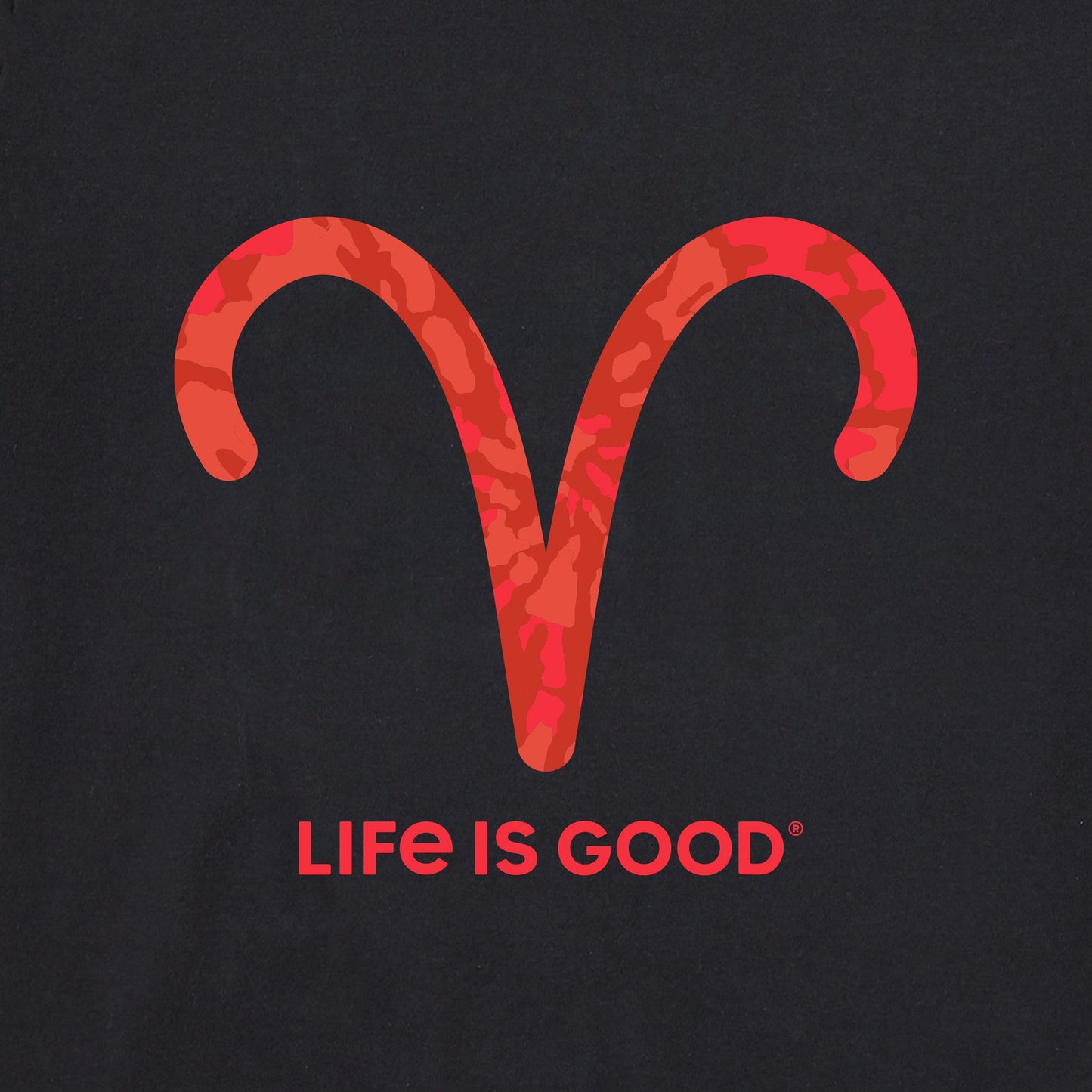 Men's Aries Sign Tie Dye Short Sleeve Crusher Tee