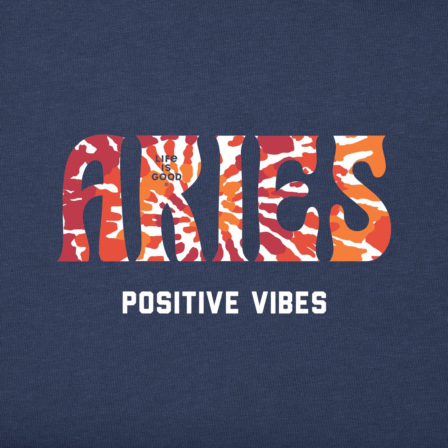 Men's Aries Tie Dye Short Sleeve Crusher Tee