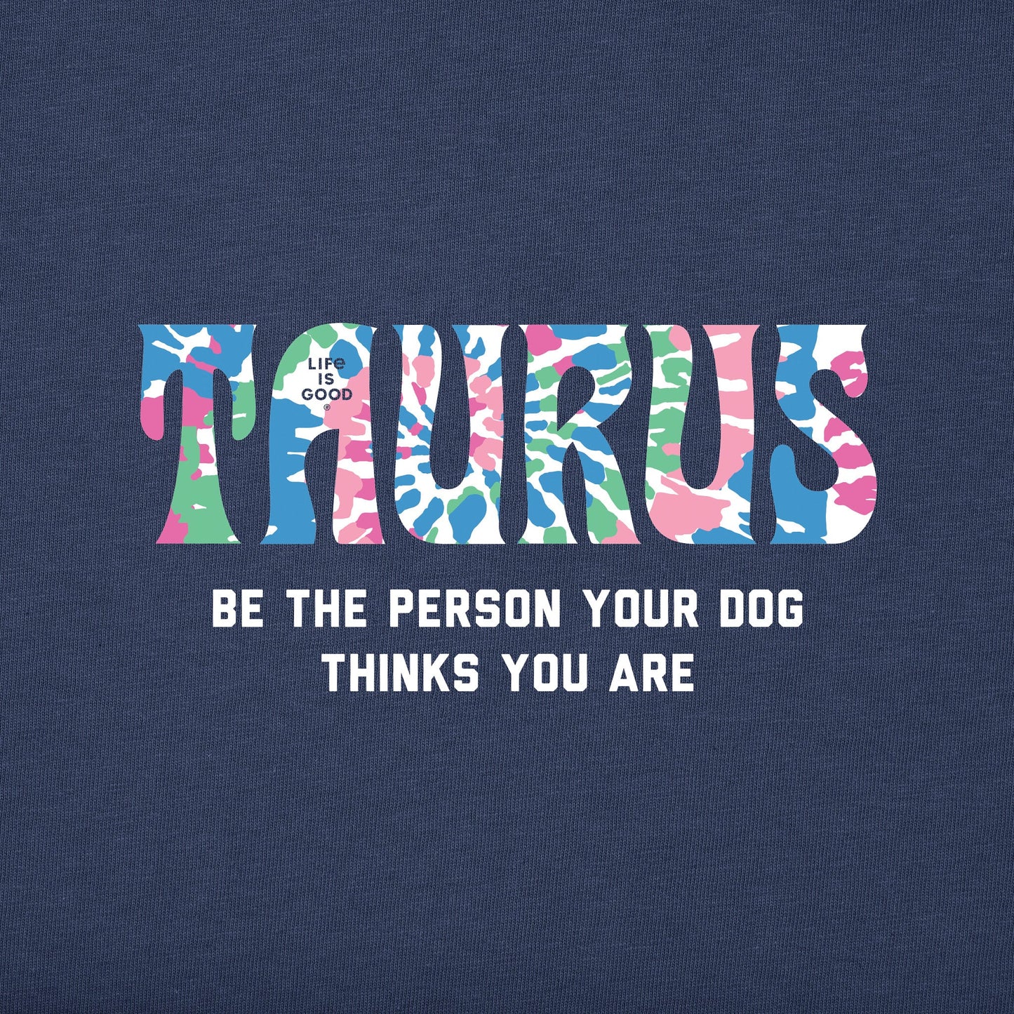 Men's Taurus Tie Dye Short Sleeve Crusher Tee