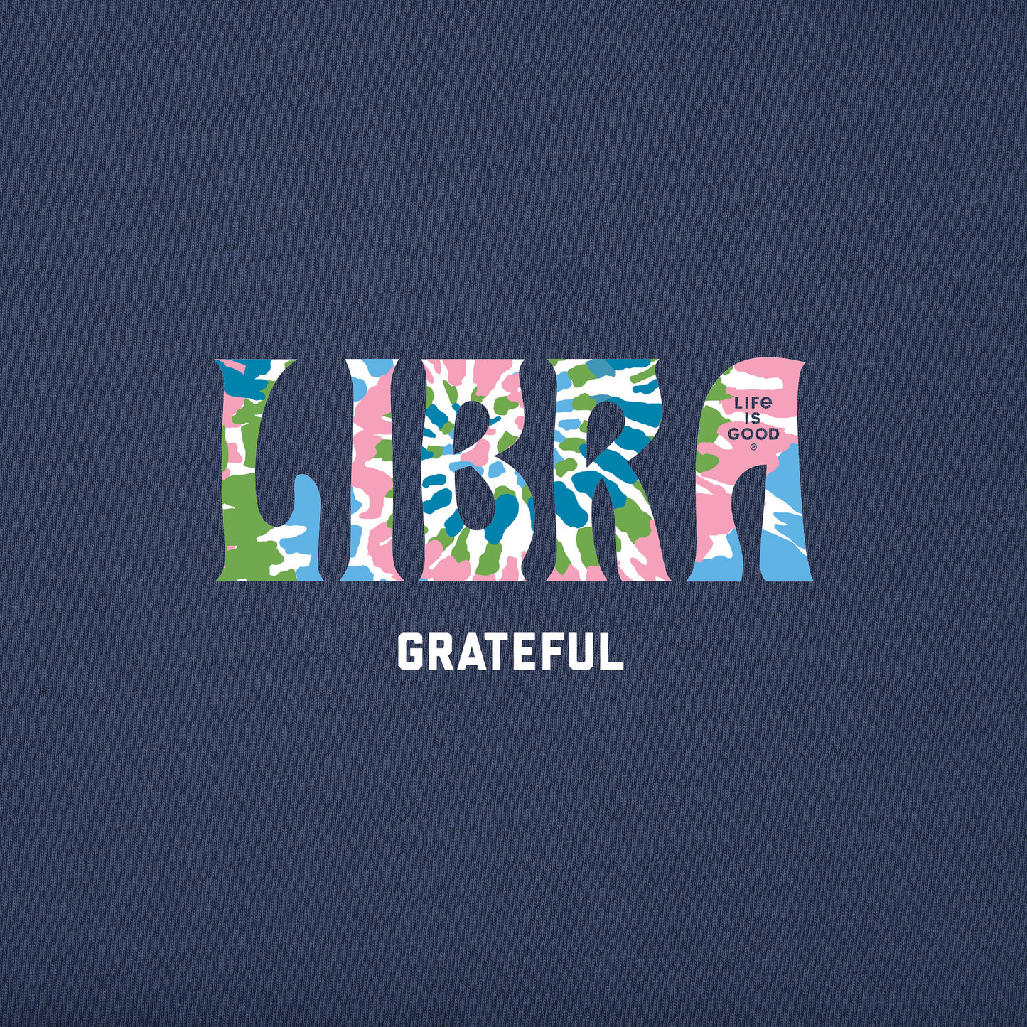 Men's Libra Tie Dye Short Sleeve Crusher Tee