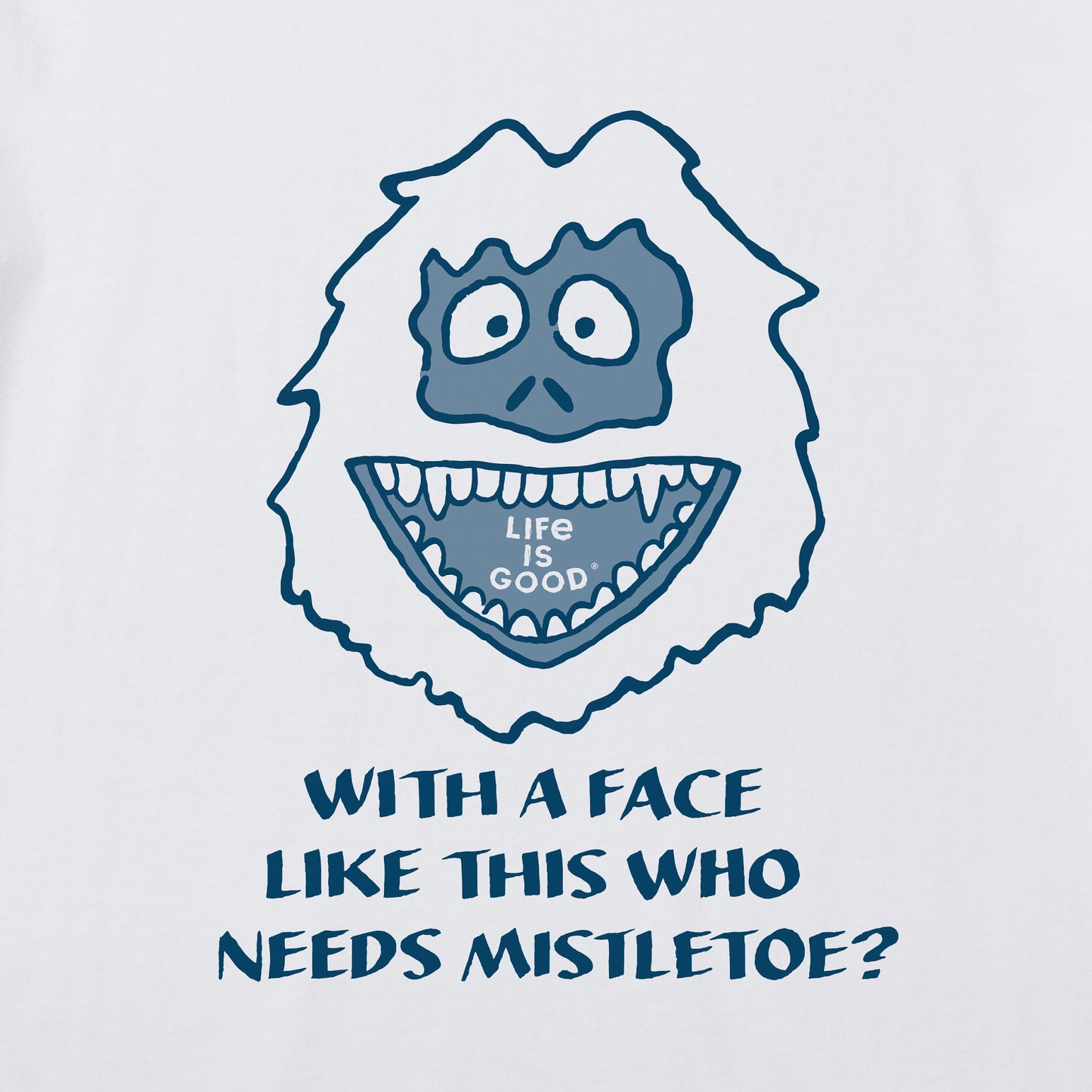 Men's With a Face Like This Yeti Simply True Crew