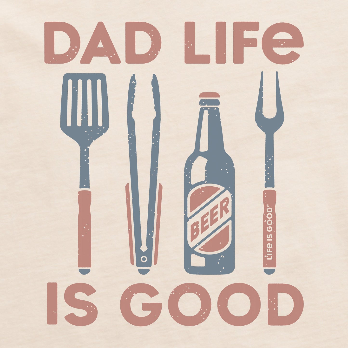 Men's Dad LIG Grilling Short Sleeve Crusher Tee