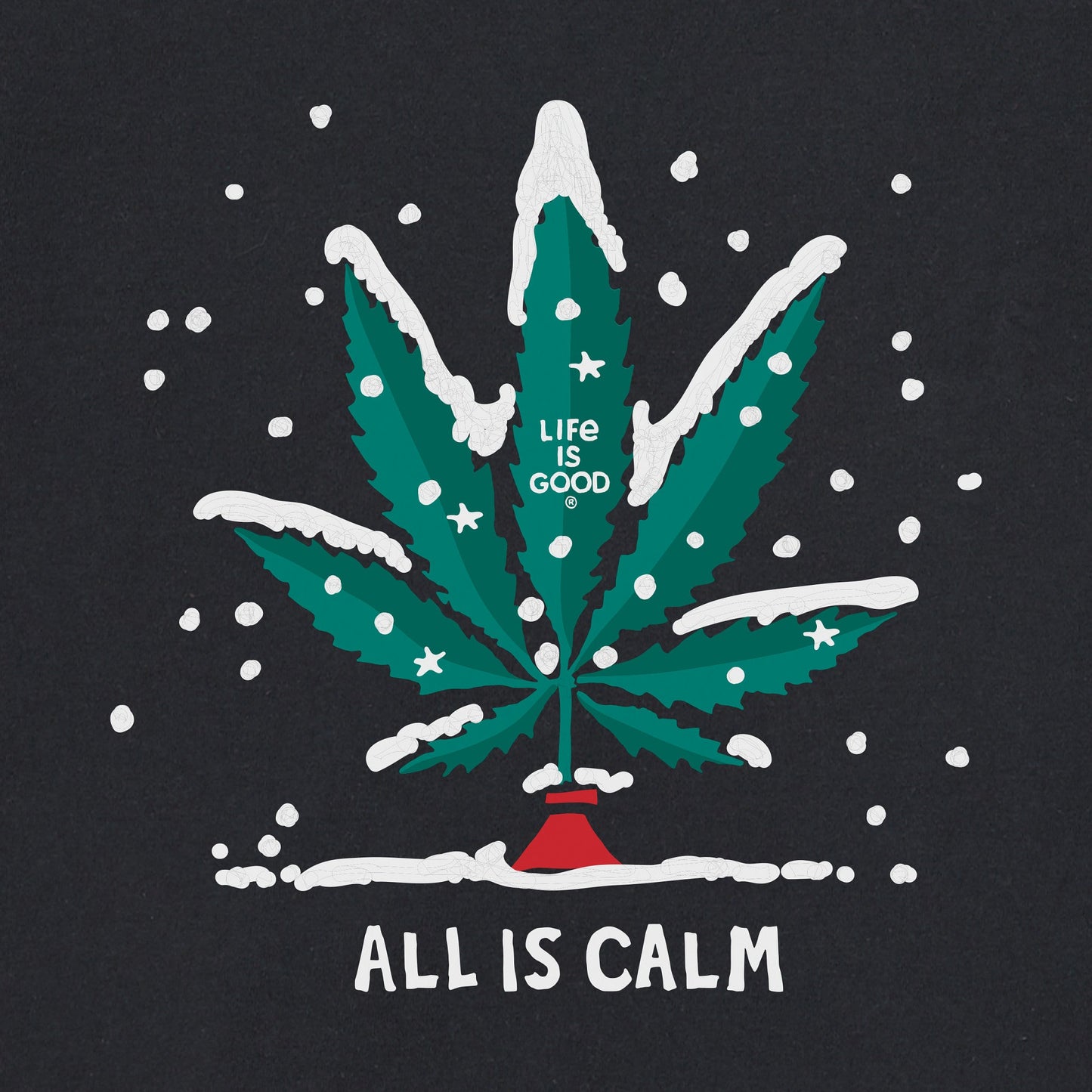 Men's All is Calm Long Sleeve Crusher Tee