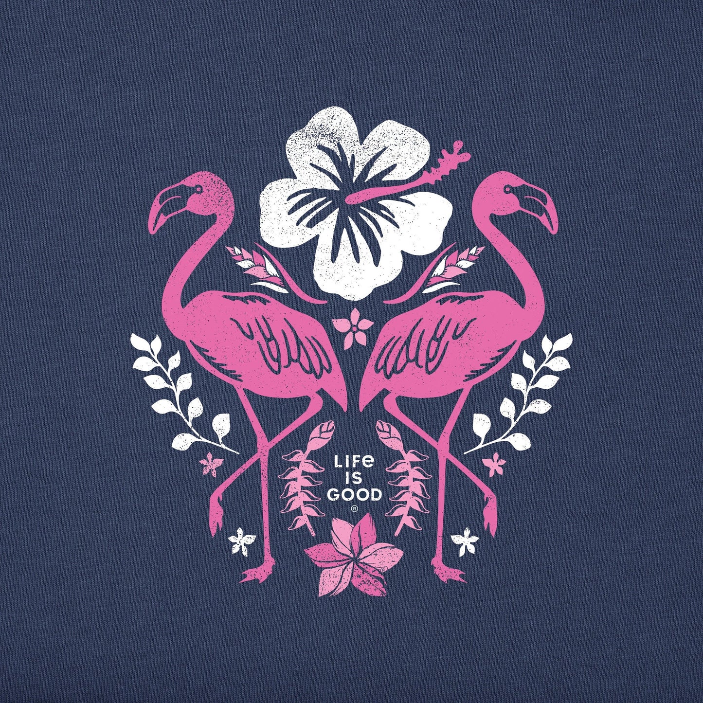 Women's Flamingo Garden Short Sleeve Tee