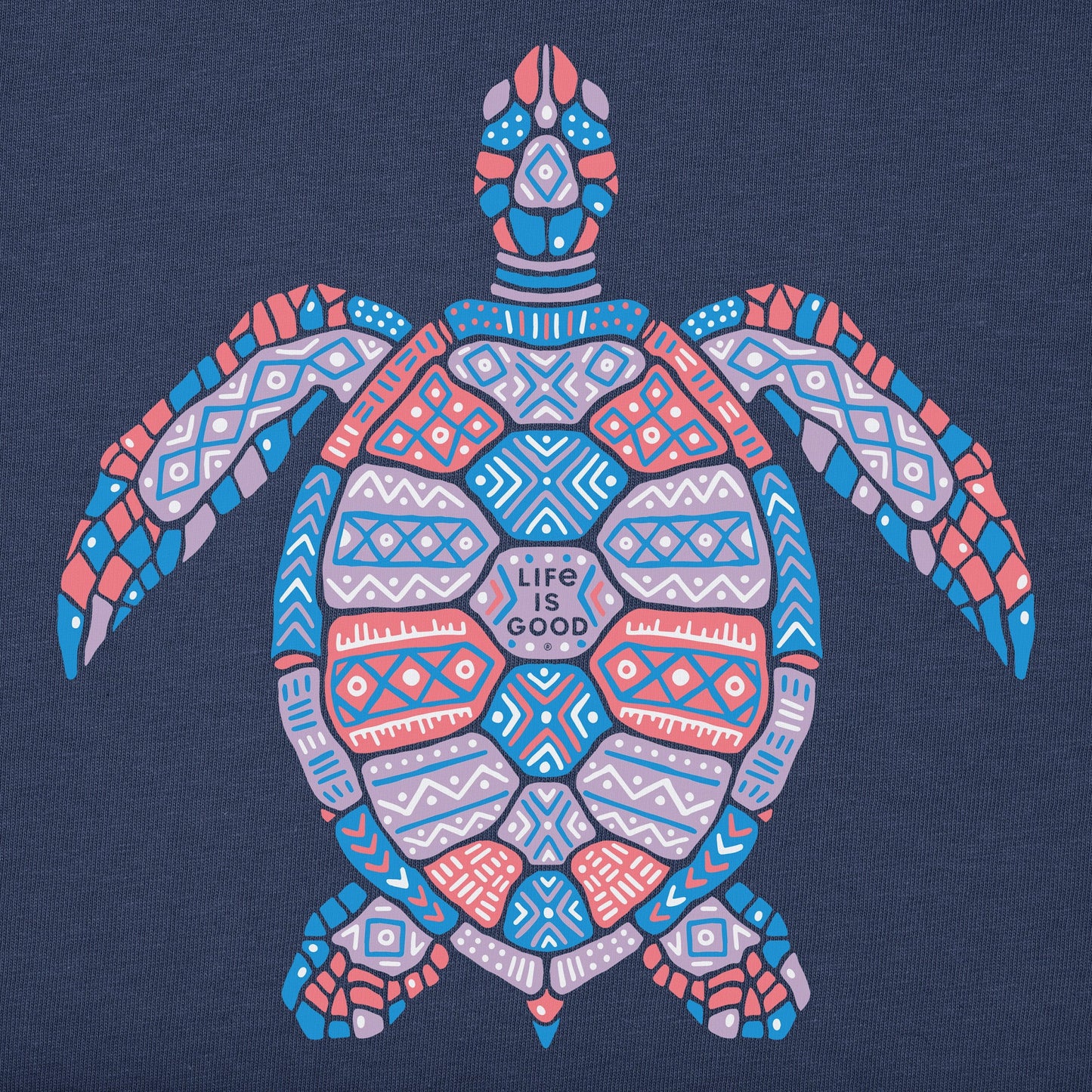 Women's Tribal Sea Turtle Short Sleeve Tee