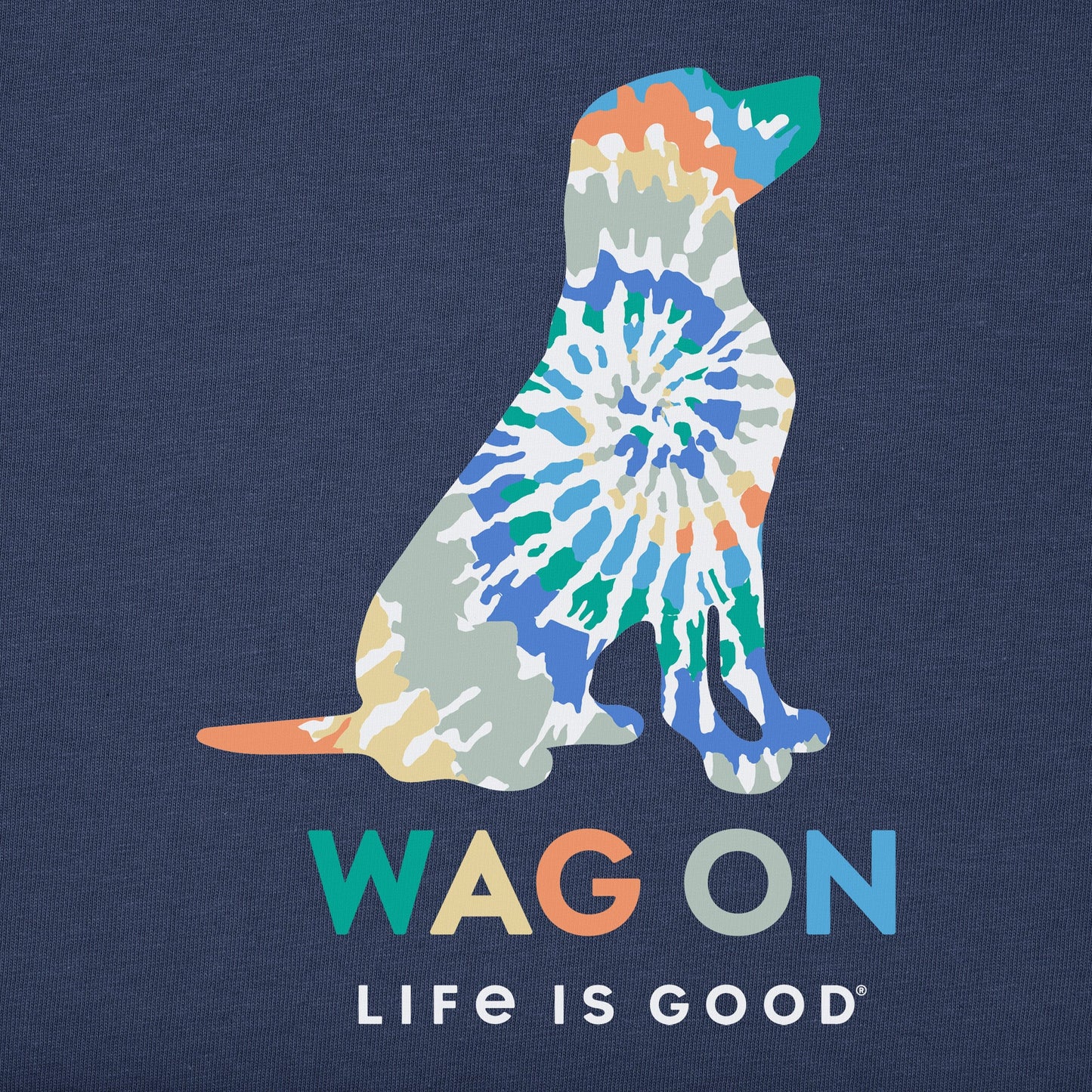 Women's Tie Dye Lab Short Sleeve Crusher Tee