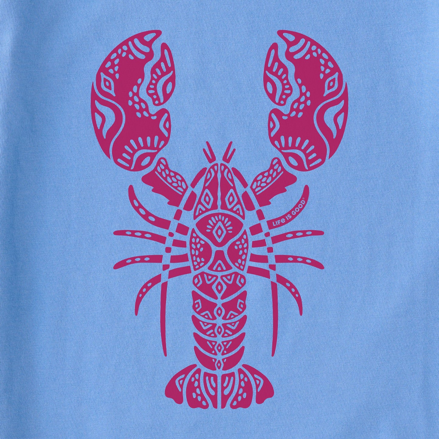 Women's Tribal Lobster Short Sleeve Crusher-LITE Vee