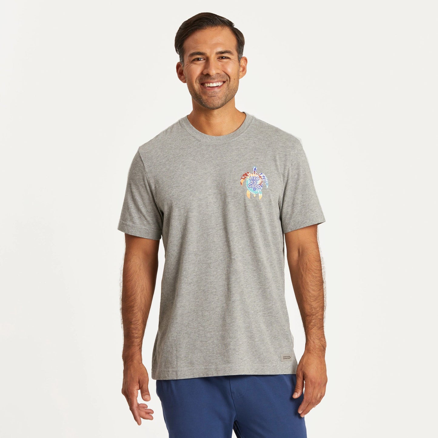 Men's Tie Dye Turtle Short Sleeve Crusher Tee