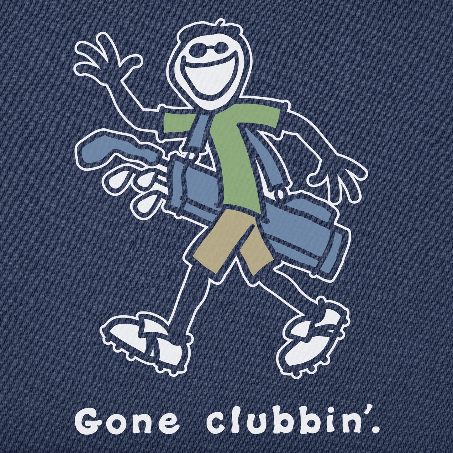 Men's Gone Clubbin' Short Sleeve Crusher Tee