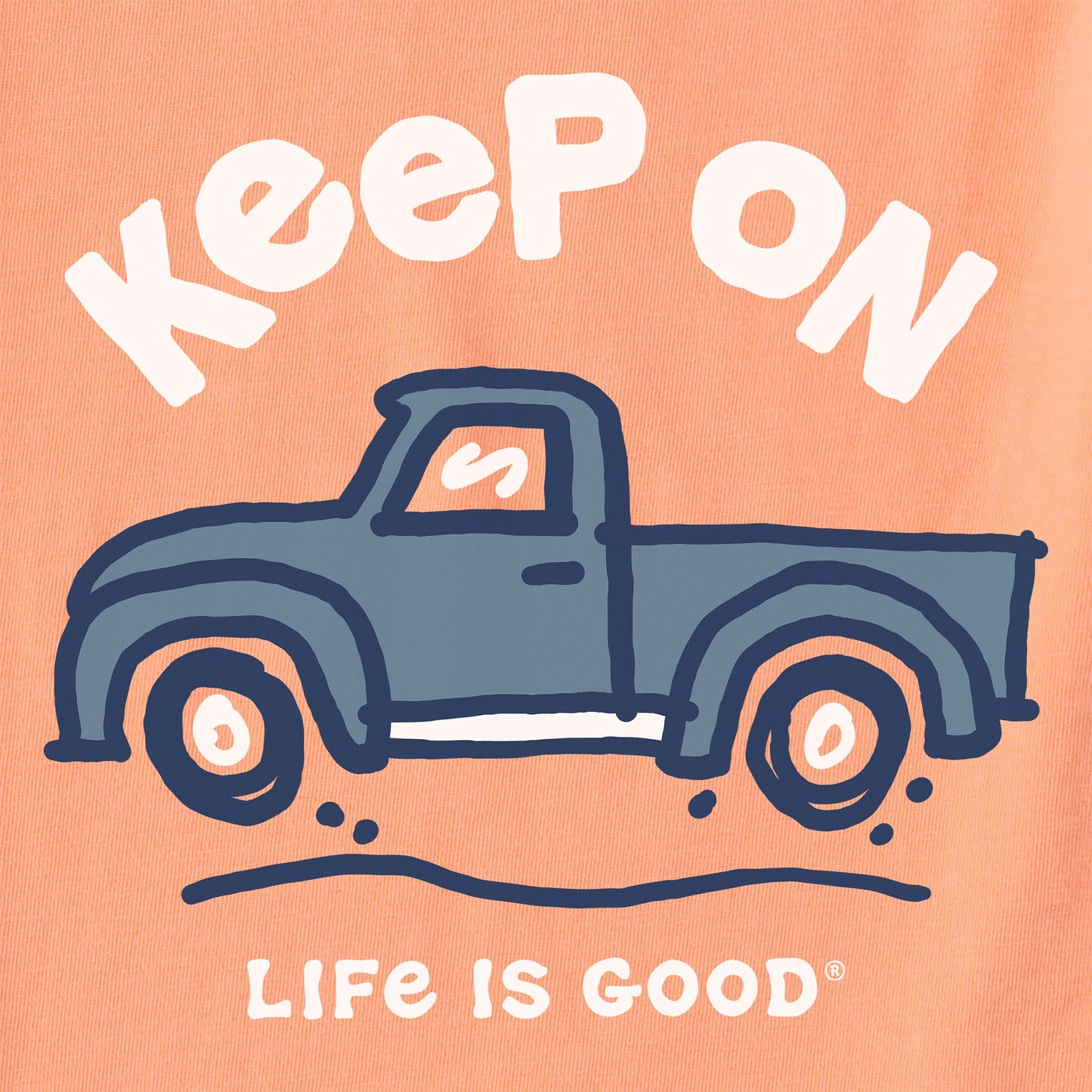 Kids Keep On Truckin Short Sleeve Crusher Tee