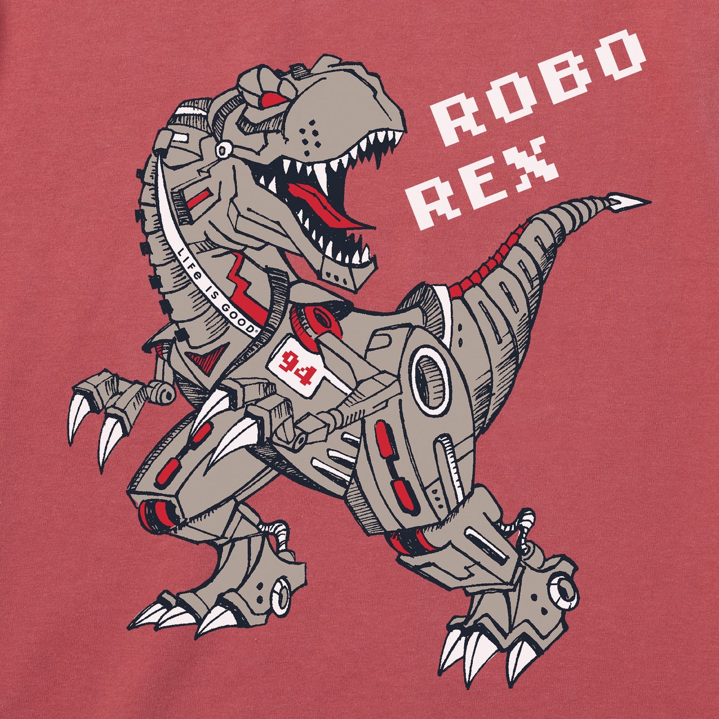 Kids Robo Rex Short Sleeve Crusher Tee