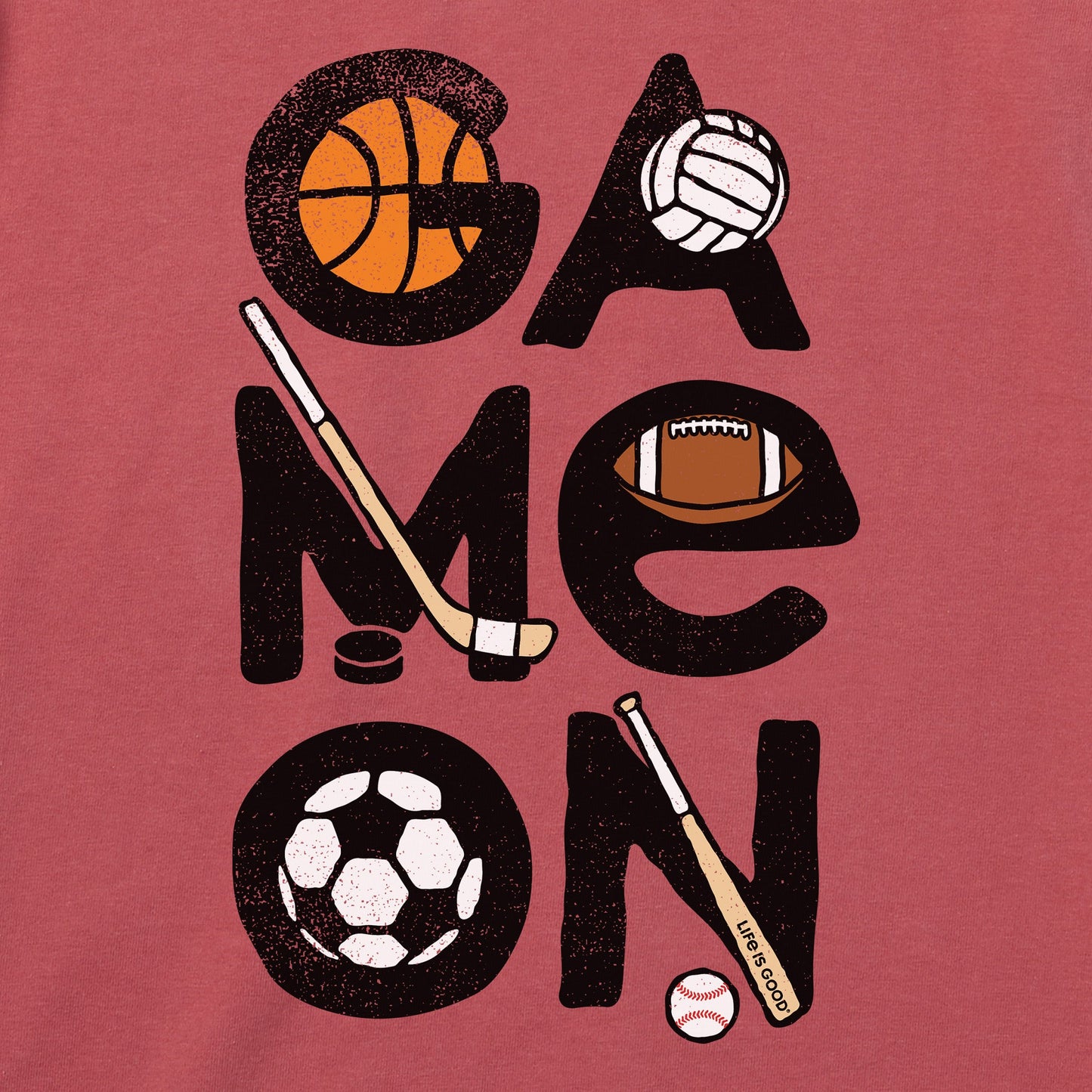 Kids Sport Game On Short Sleeve Crusher Tee