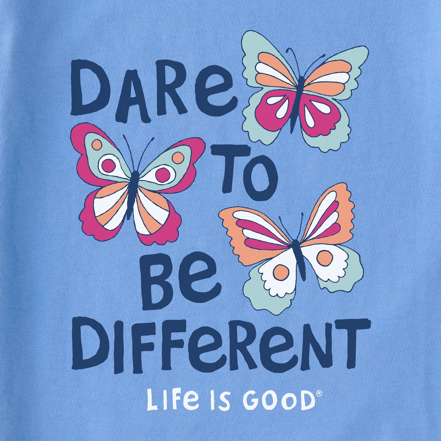 Kids Dare to be Different Short Sleeve Crusher Tee
